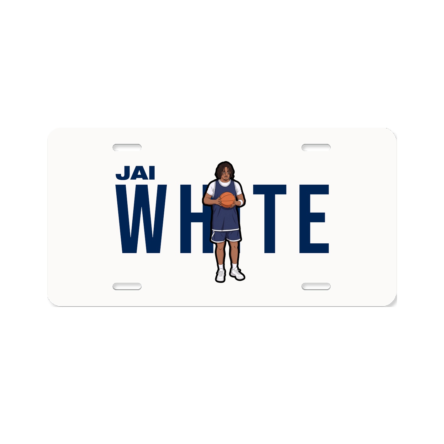 License Plate — Player Name in Classic