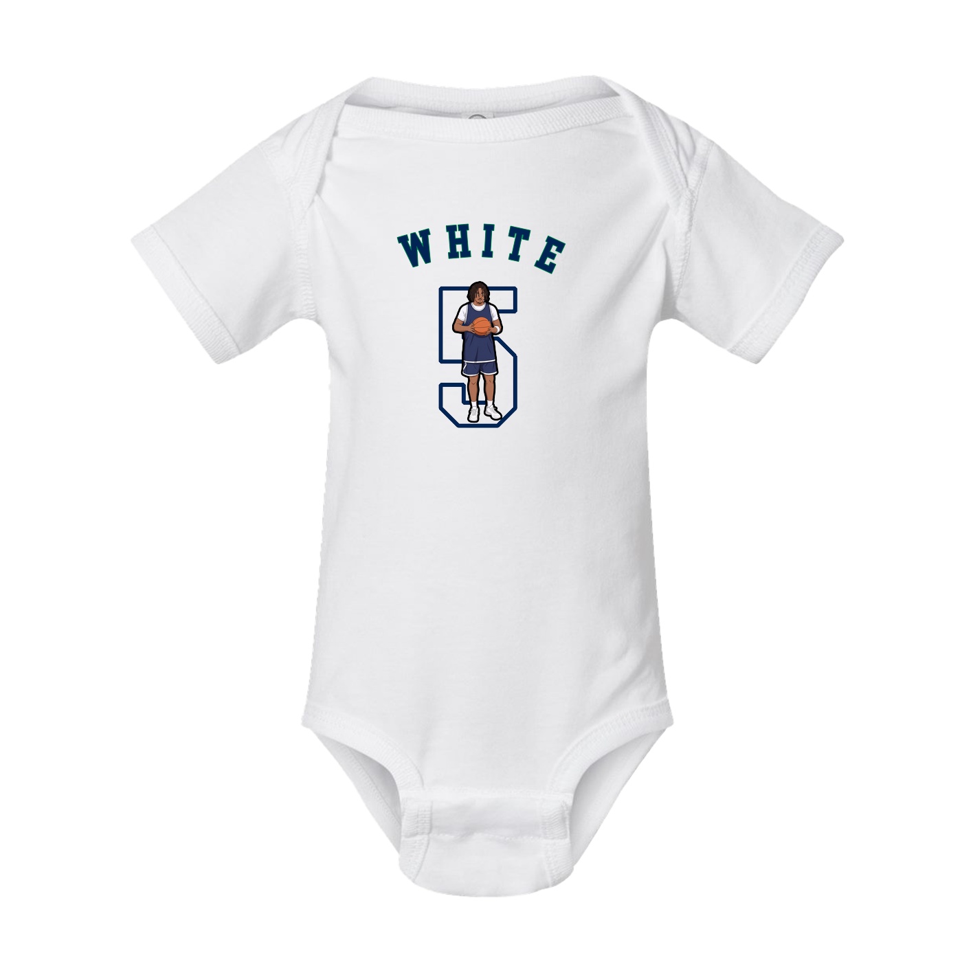 Baby Onesie — Shirsey Arch in White