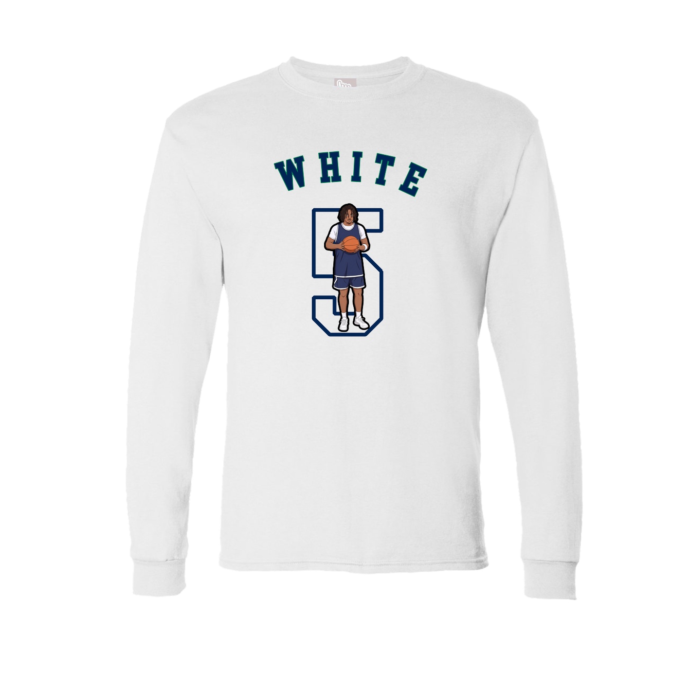 Long Sleeve Tee — Shirsey Arch in White