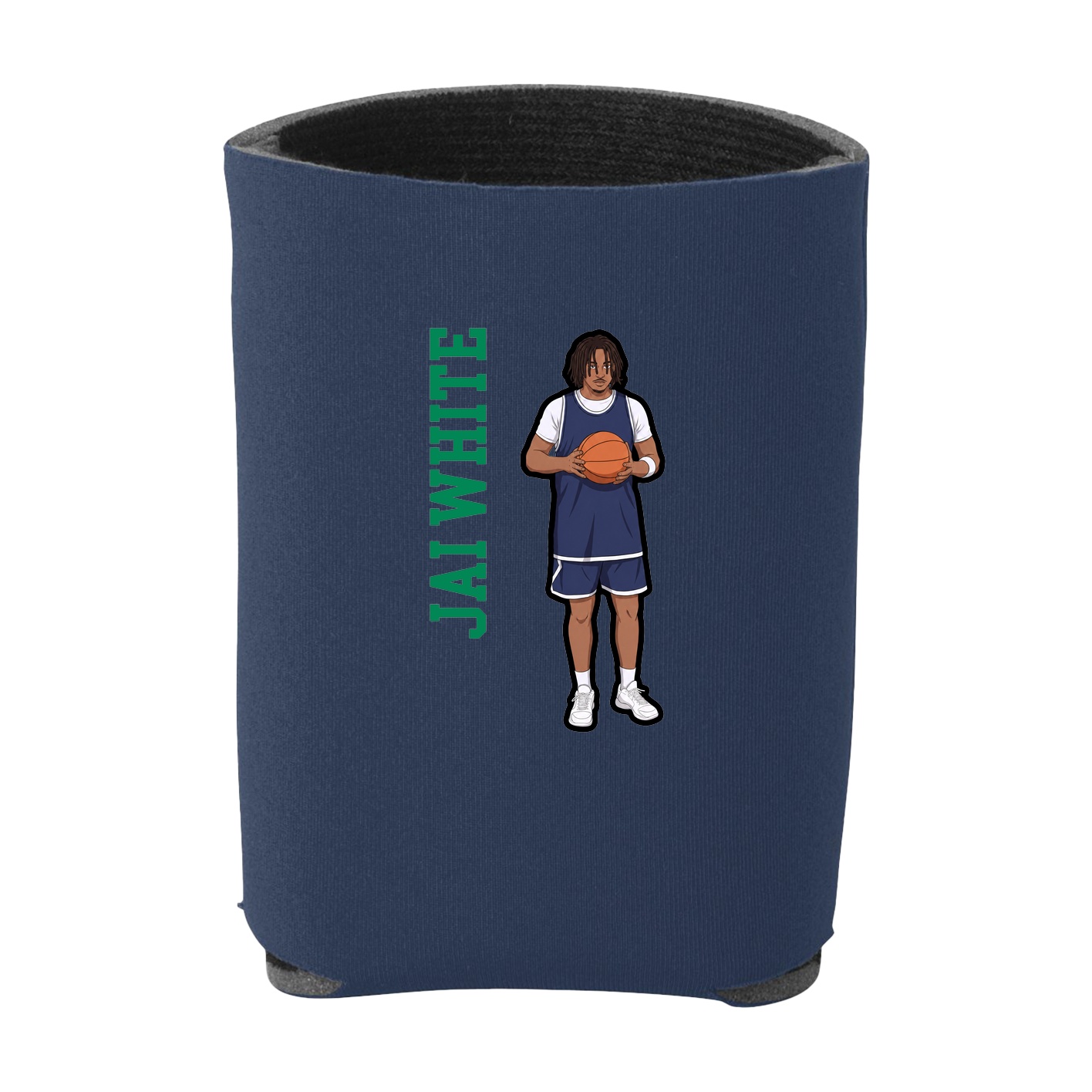 Can Holder — Name Vertical in Navy