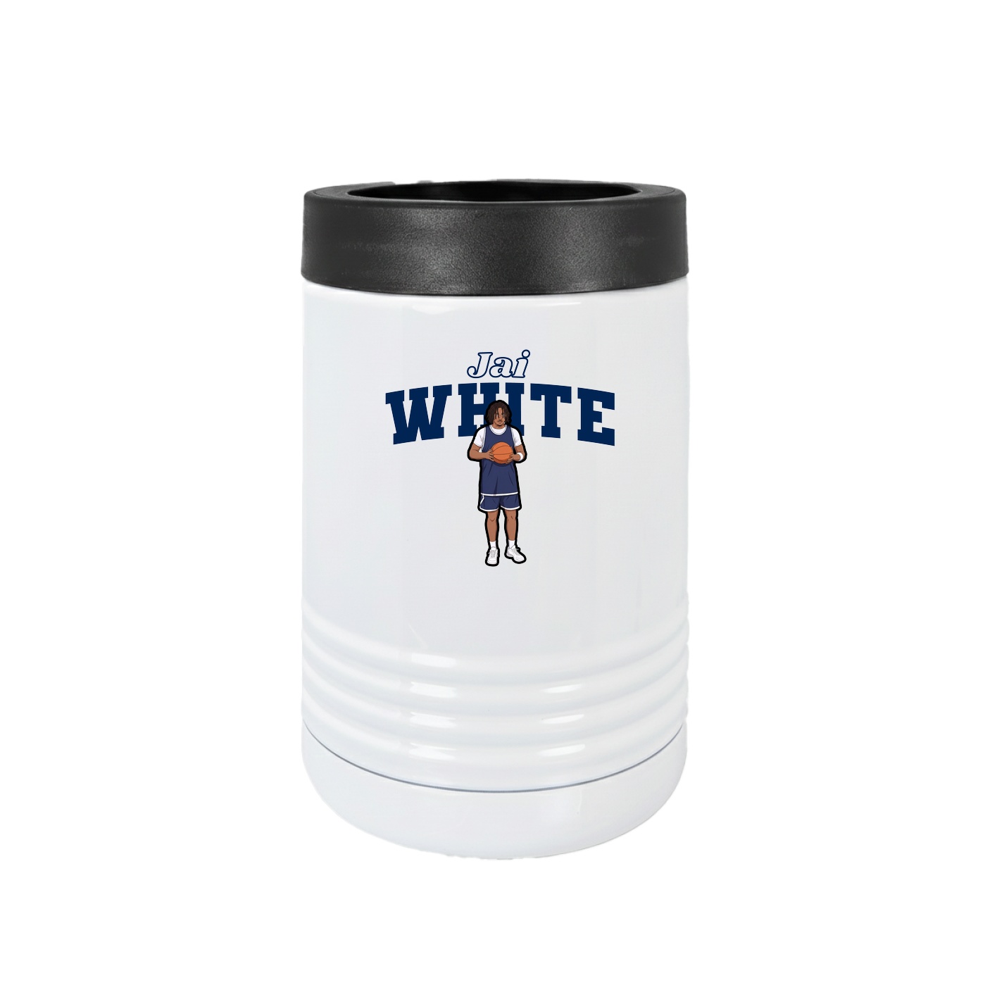 Beverage Holder — Name Arch in White