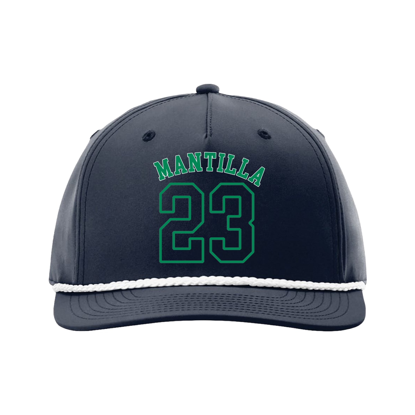 Five-Panel Classic Rope Cap — Shirsey Arch in Navy
