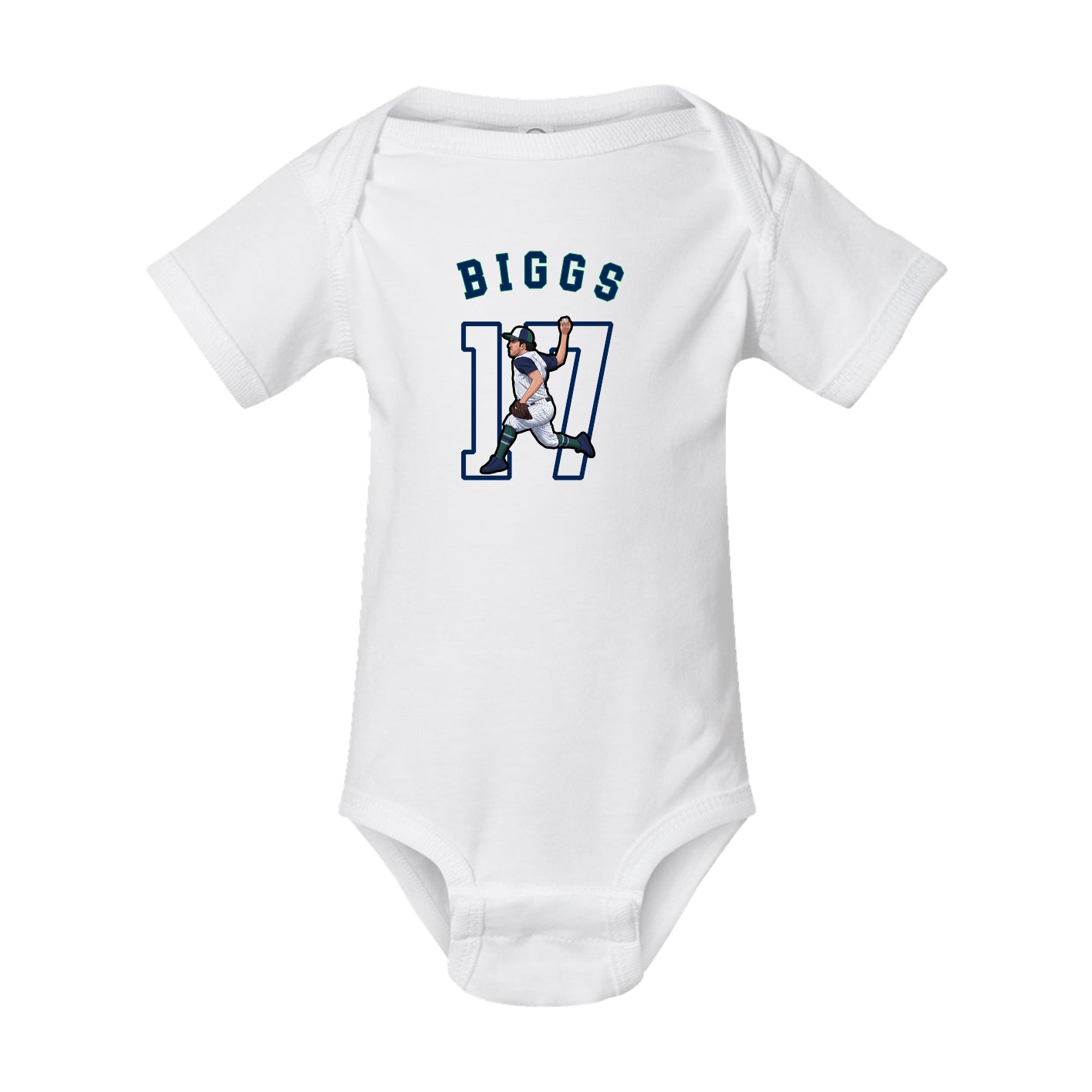 Baby Onesie — Shirsey Arch in White