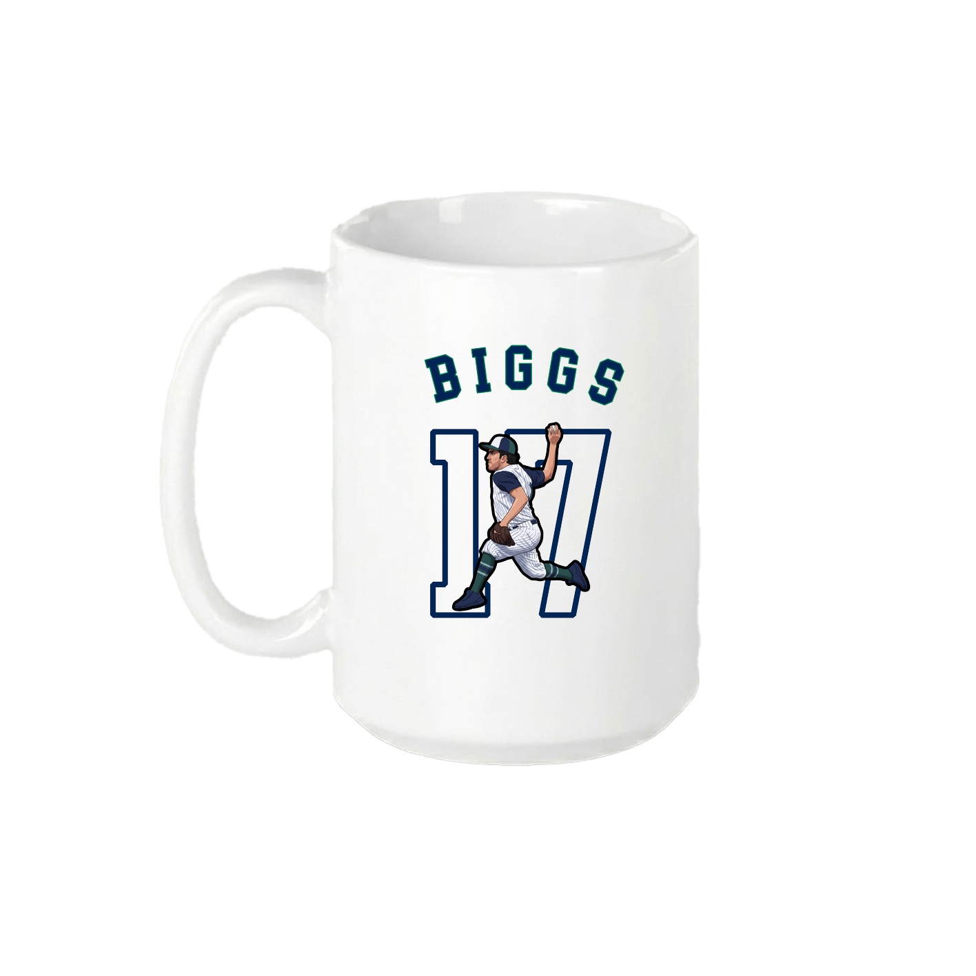 15oz Coffee Mug — Shirsey Arch in White