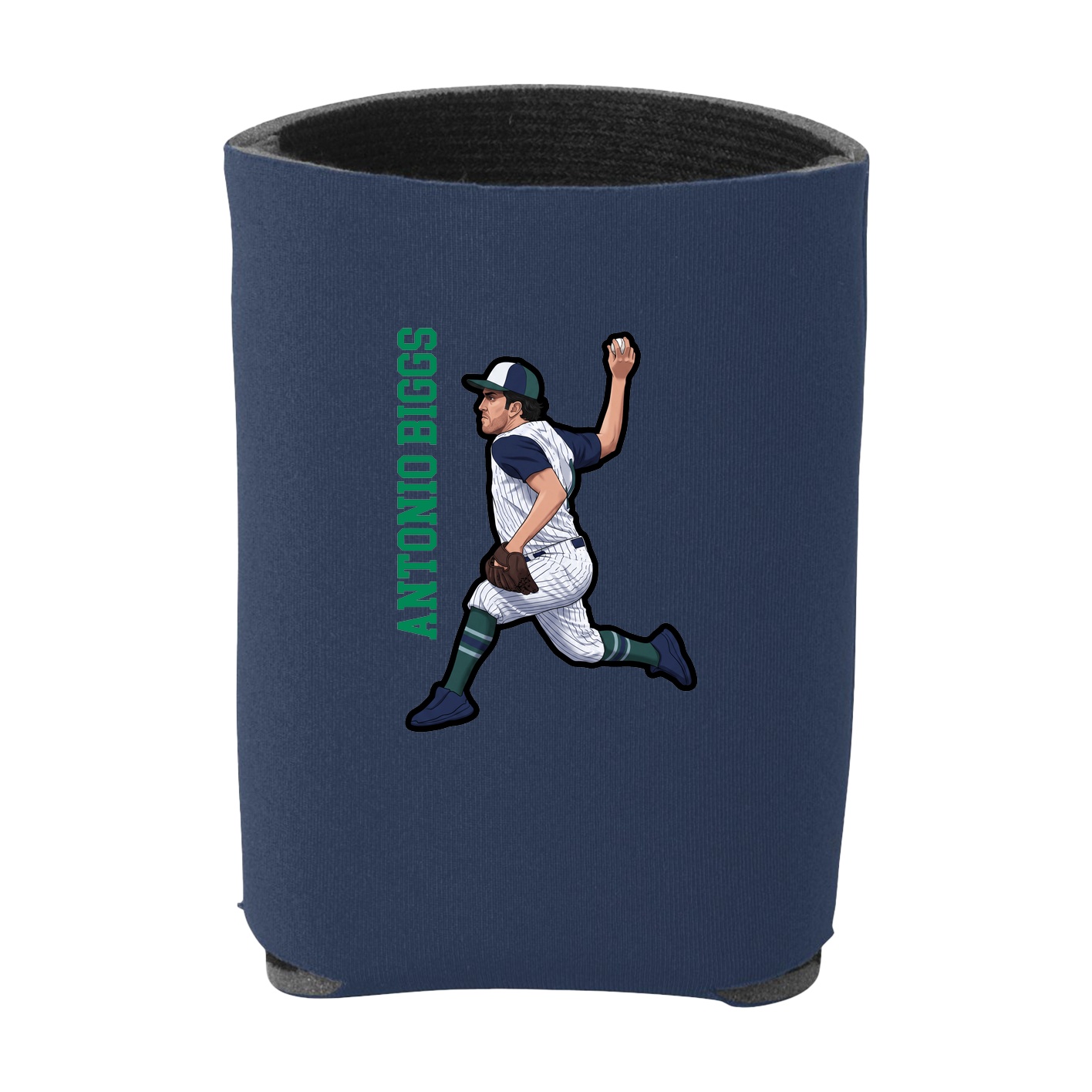 Can Holder — Name Vertical in Navy