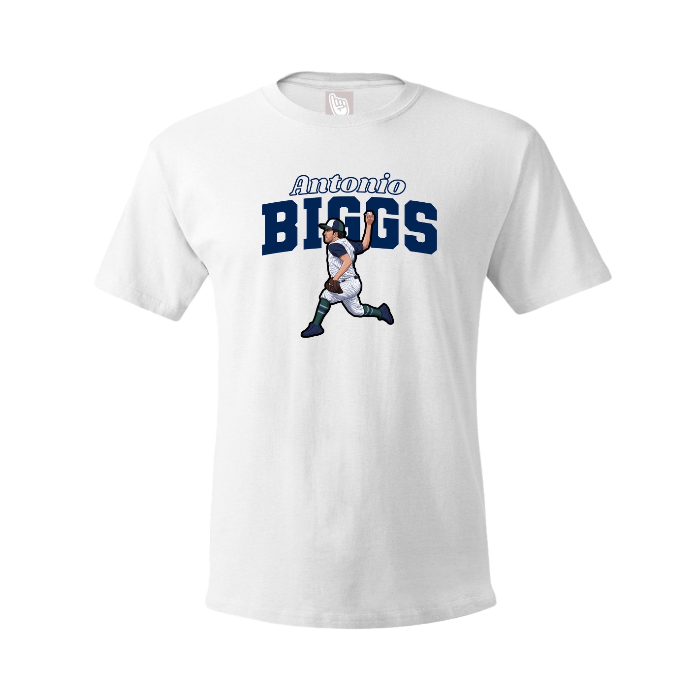 Tee — Name Arch in White