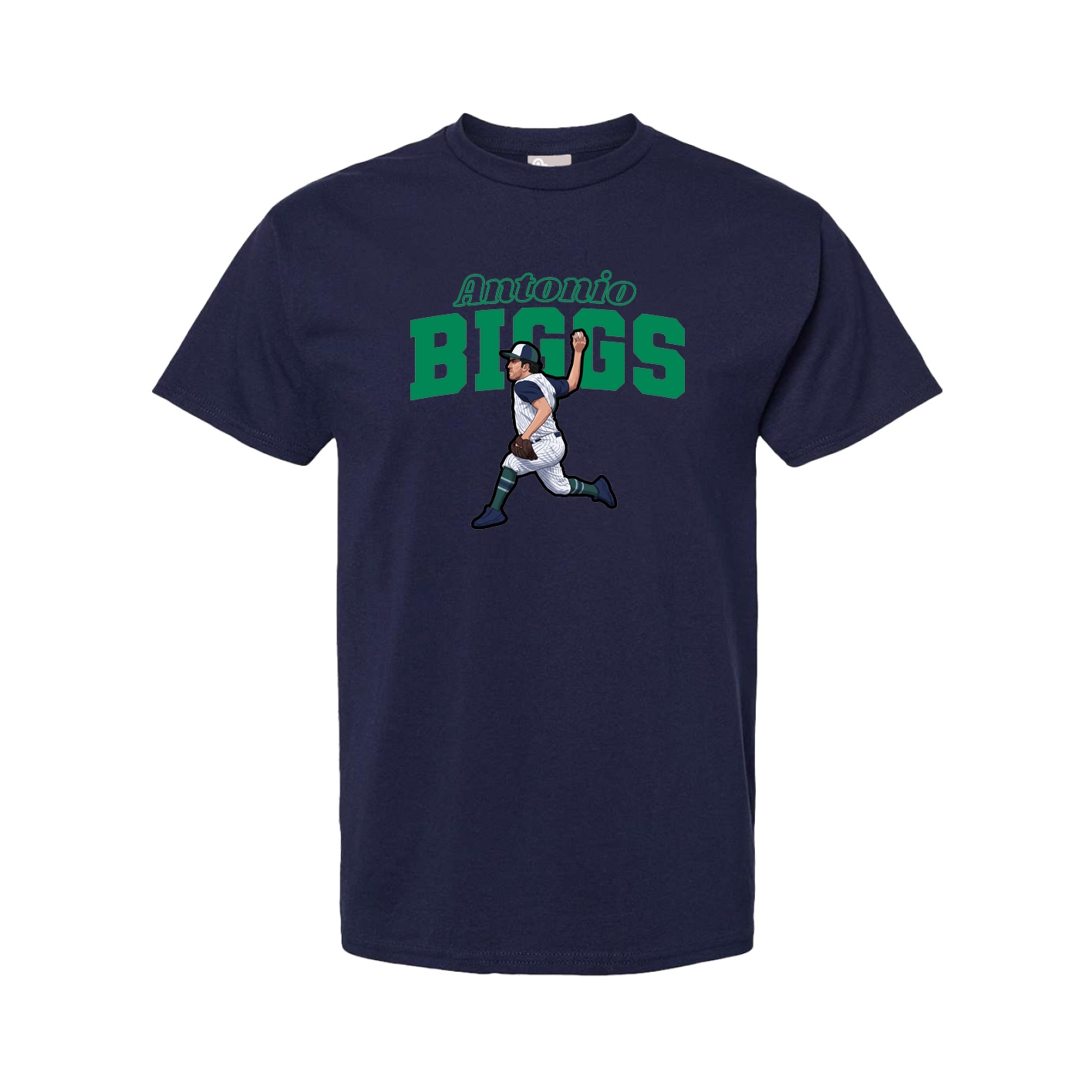 Youth Tee — Name Arch in Navy