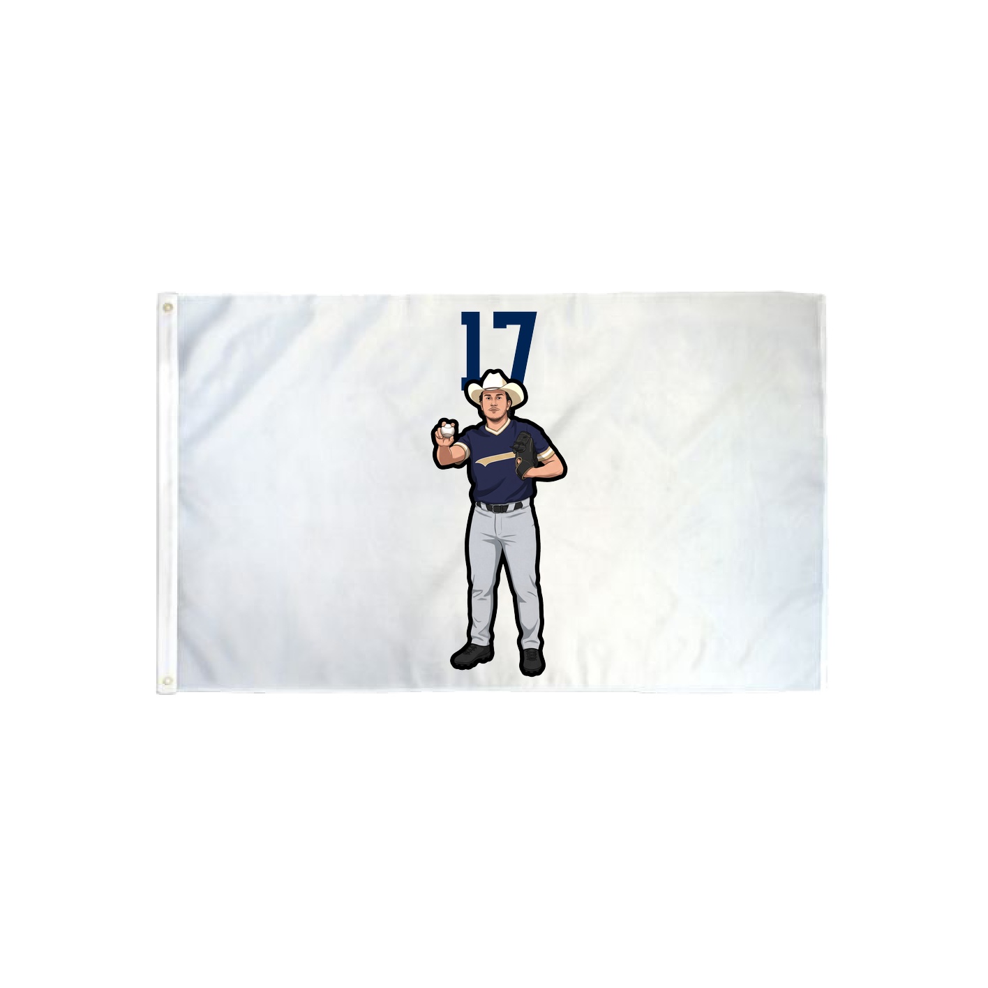 3x5 Flag — Number Top in Classic