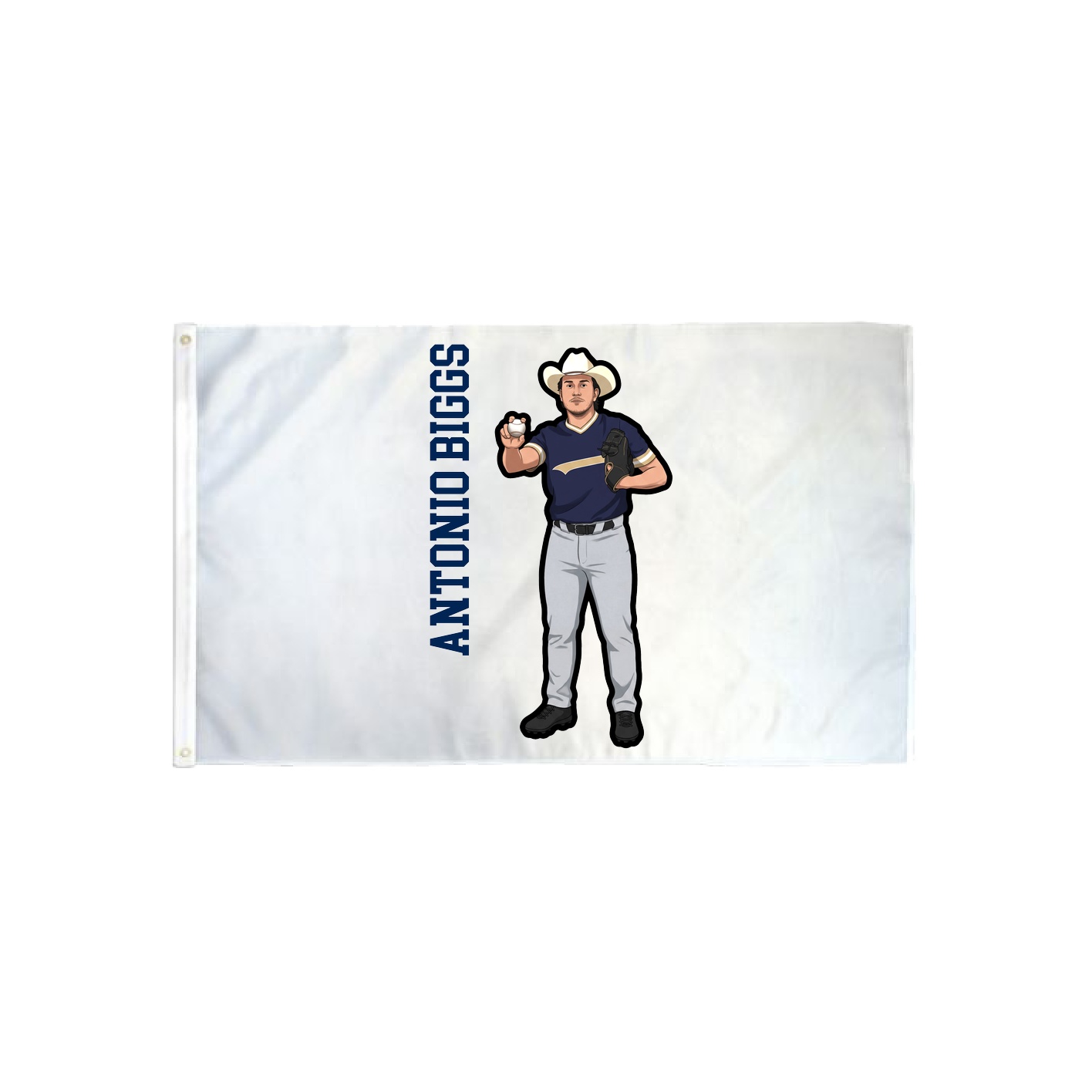 3x5 Flag — Name Vertical in Classic