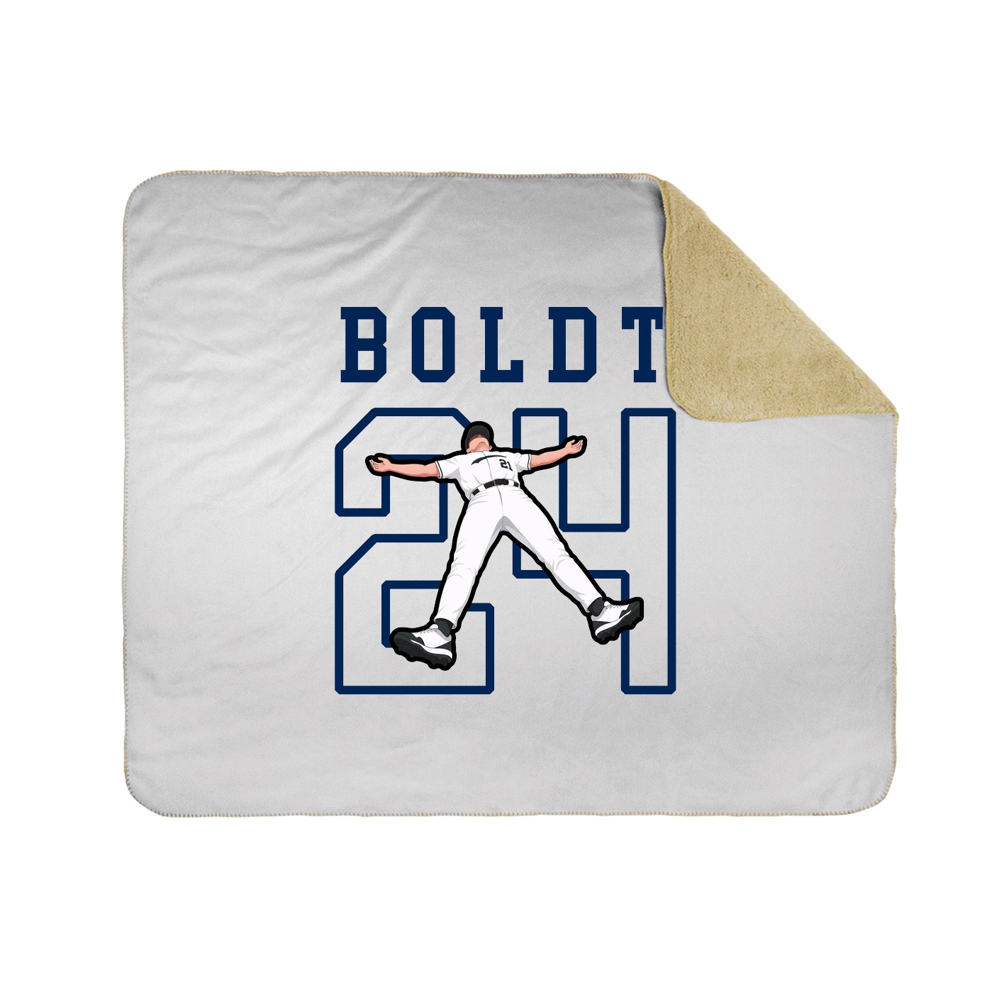 Throw Blanket — Shirsey in White