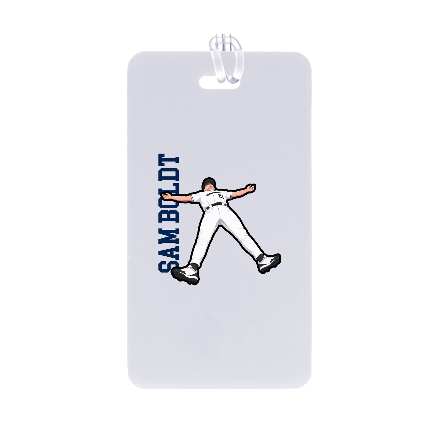 Bag Tag — Name Vertical in Classic