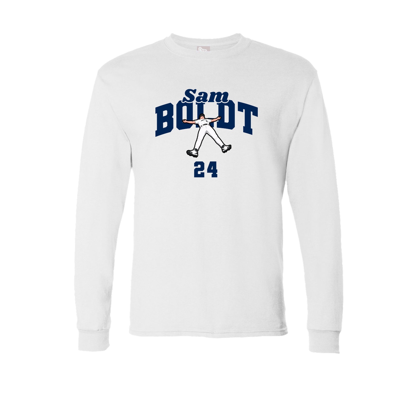 Long Sleeve Tee — Signature Arch in White
