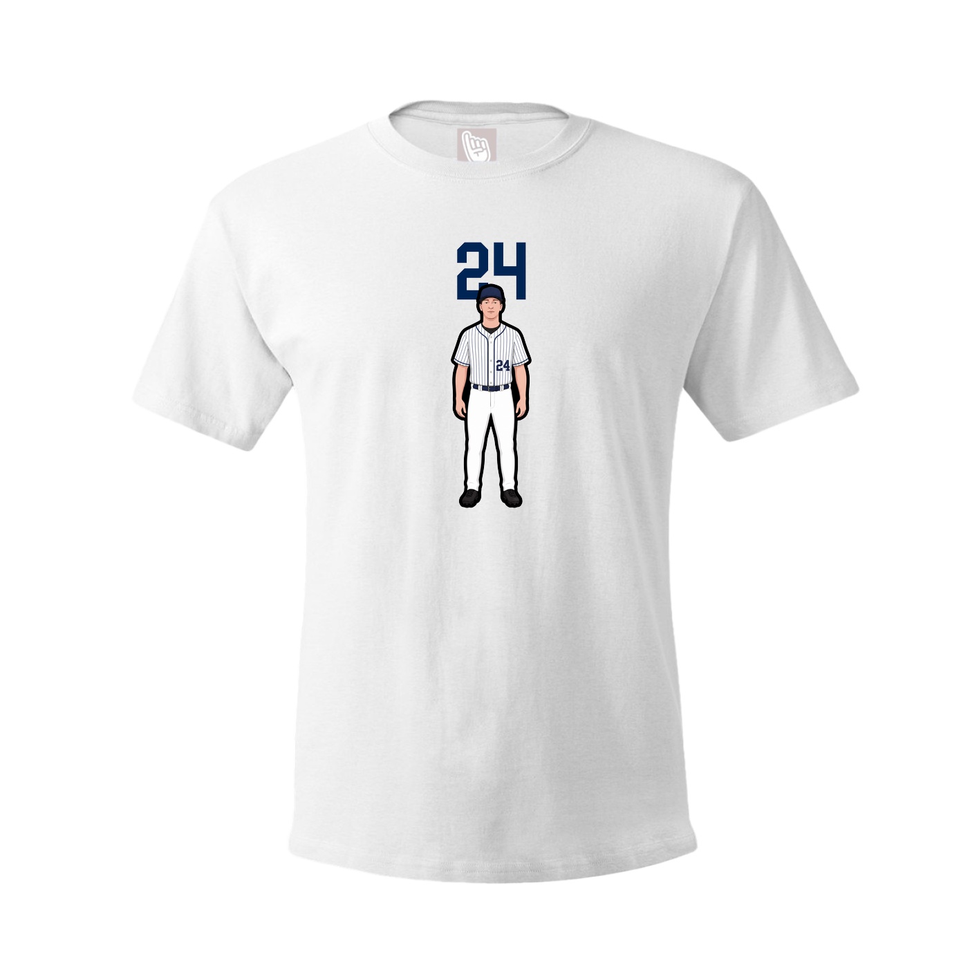 Tee — Number Top in White
