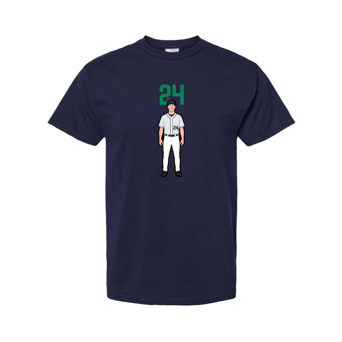 Youth Tee — Number Top in Navy