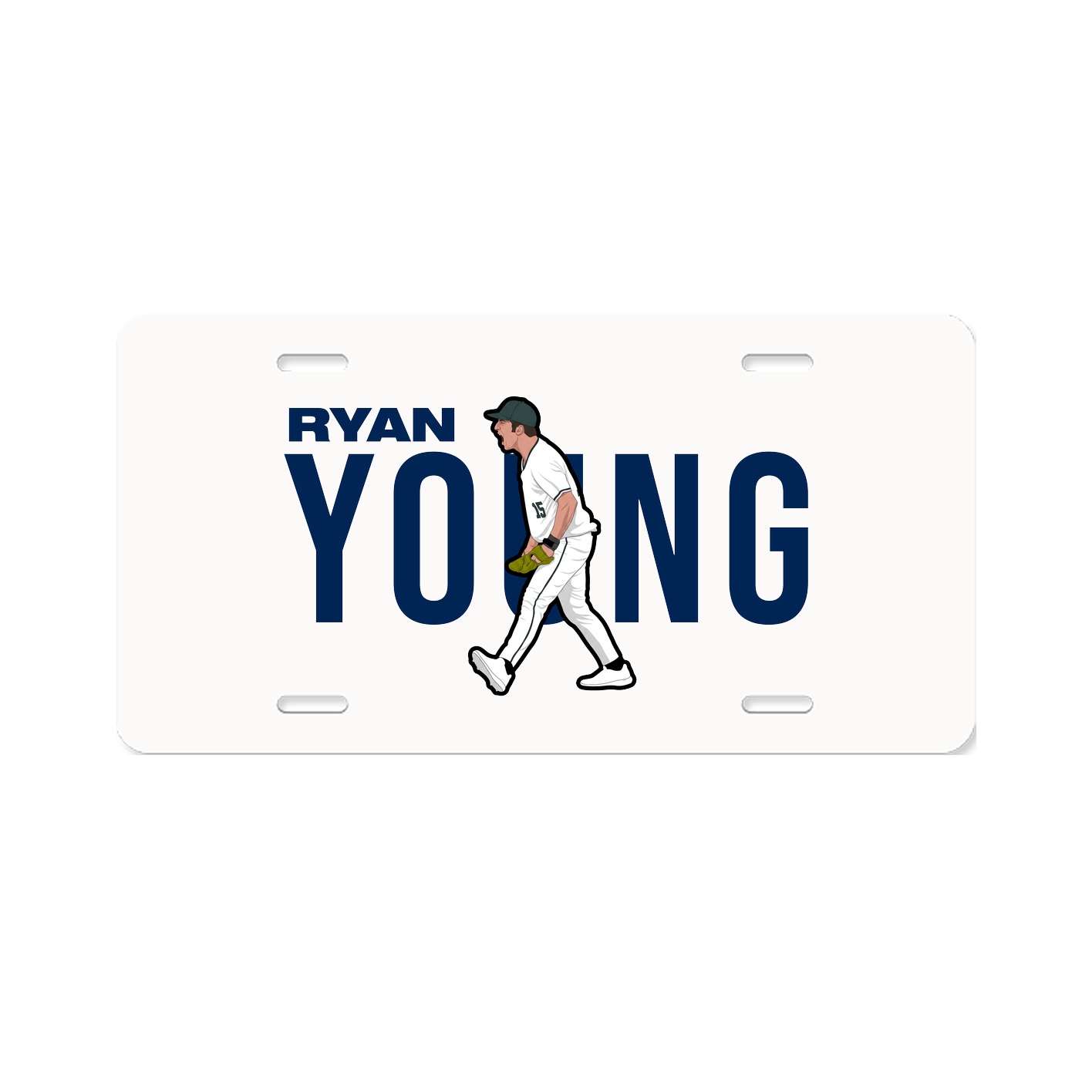 License Plate — Player Name in Classic