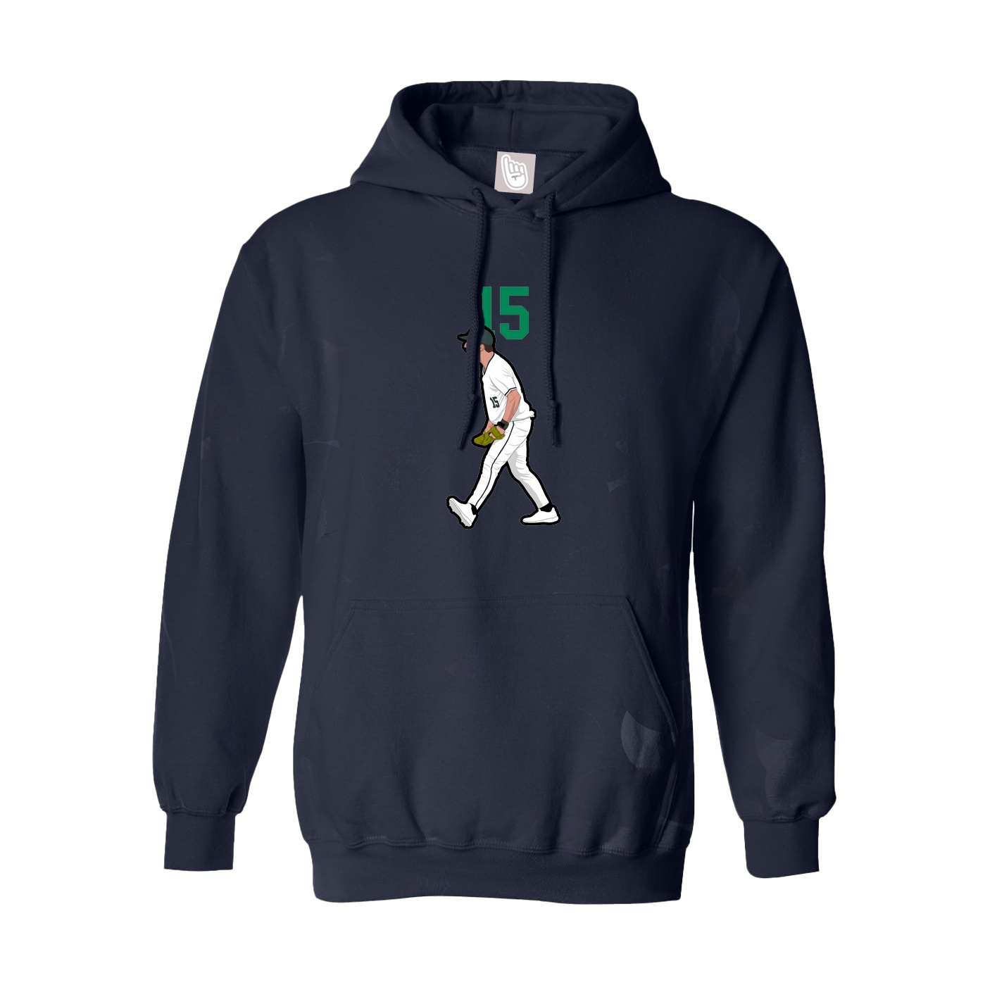 Hoodie — Number Top in Navy