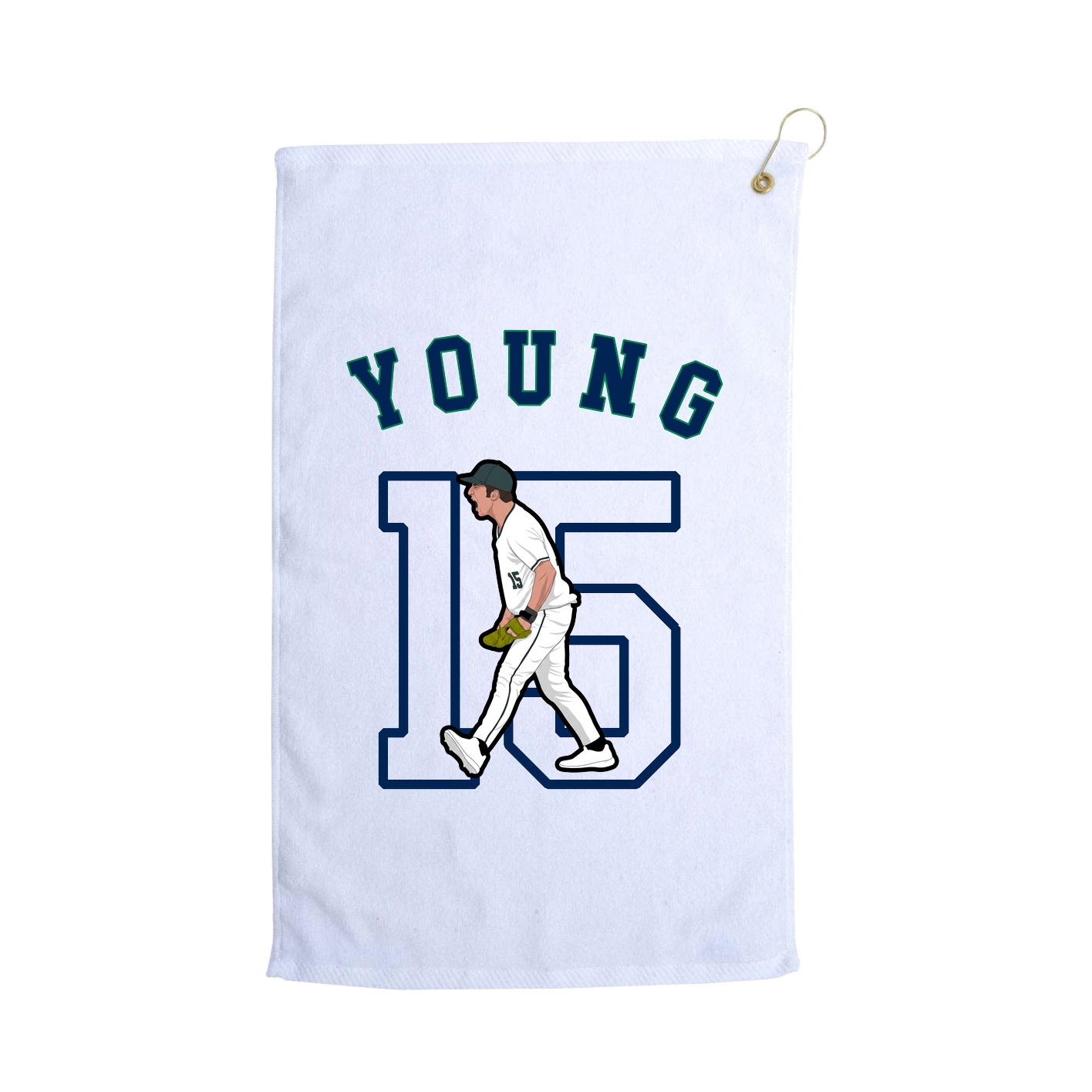 Golf Towel — Shirsey Arch in White