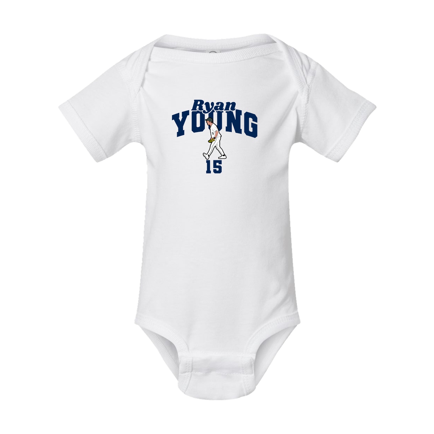 Baby Onesie — Signature Arch in White