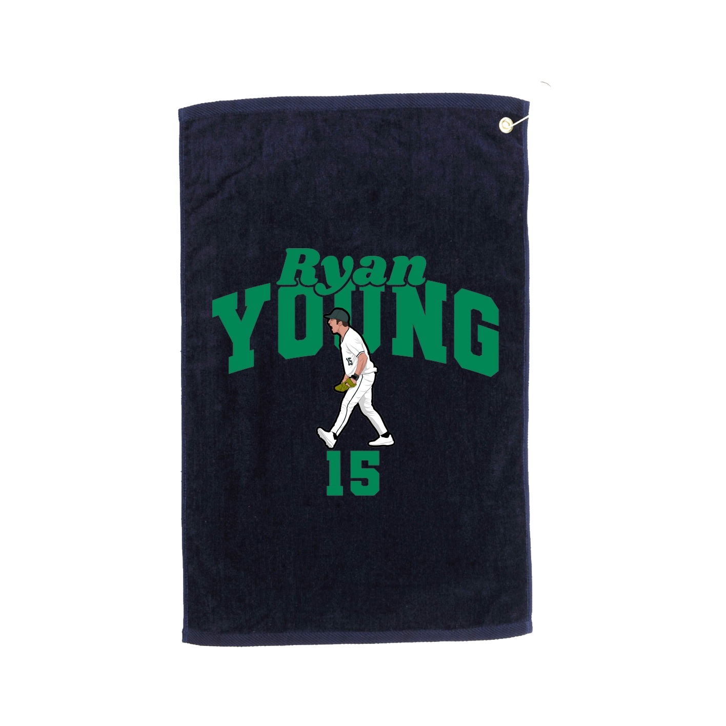 Golf Towel — Signature Arch in Navy
