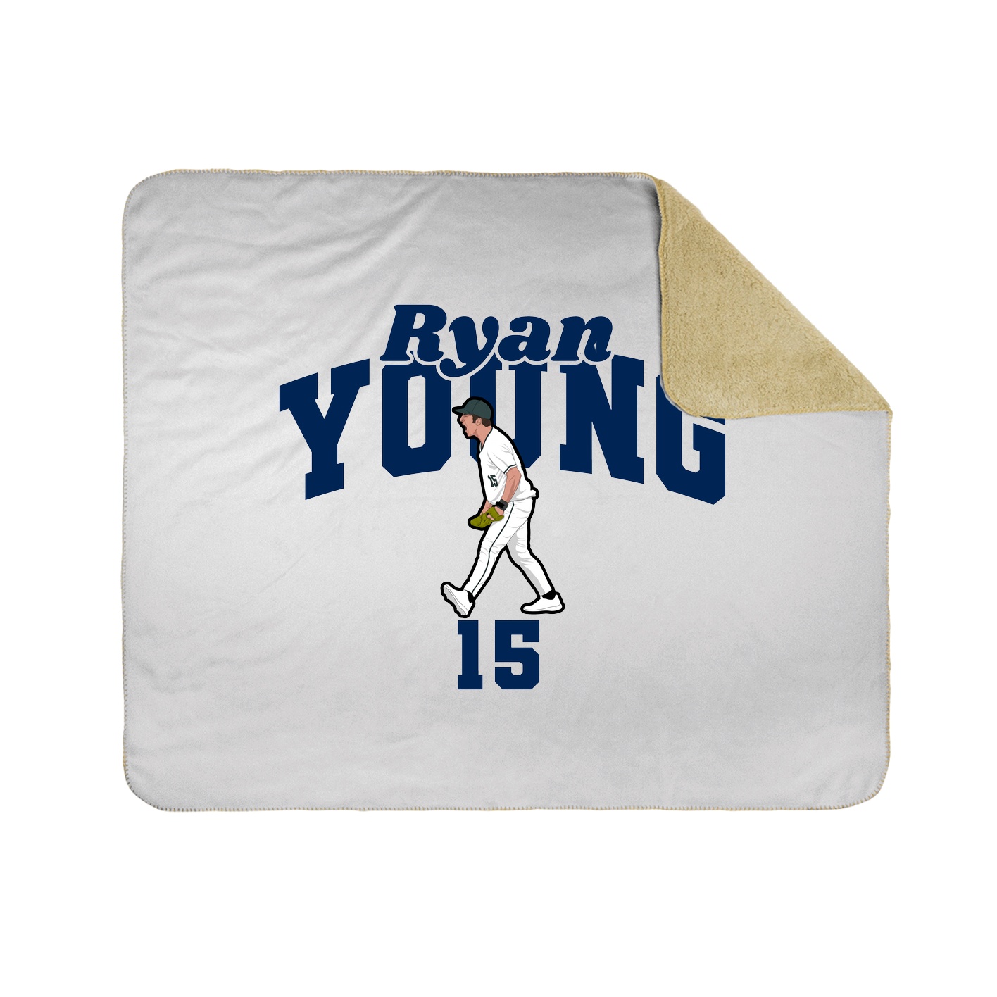 Throw Blanket — Signature Arch in White