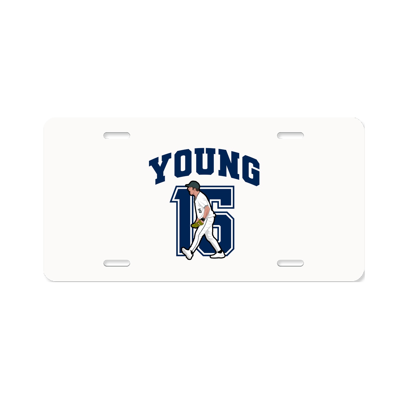 License Plate — Number in Classic