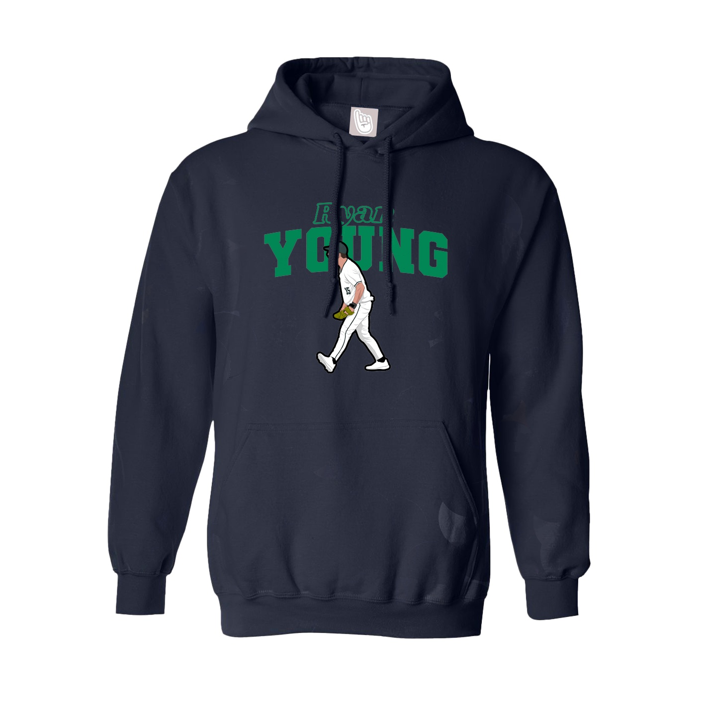Hoodie — Name Arch in Navy