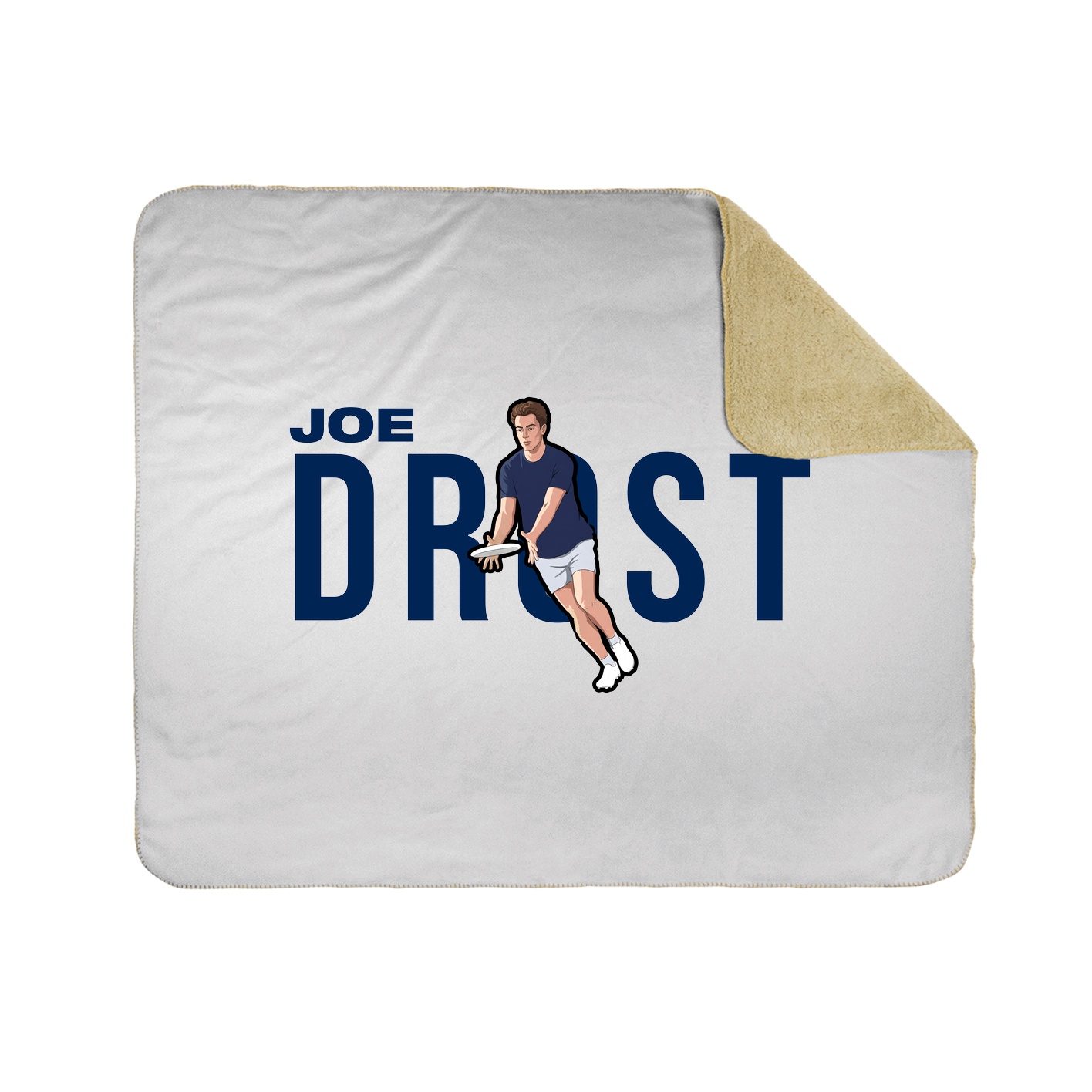 Throw Blanket — Player Name in White