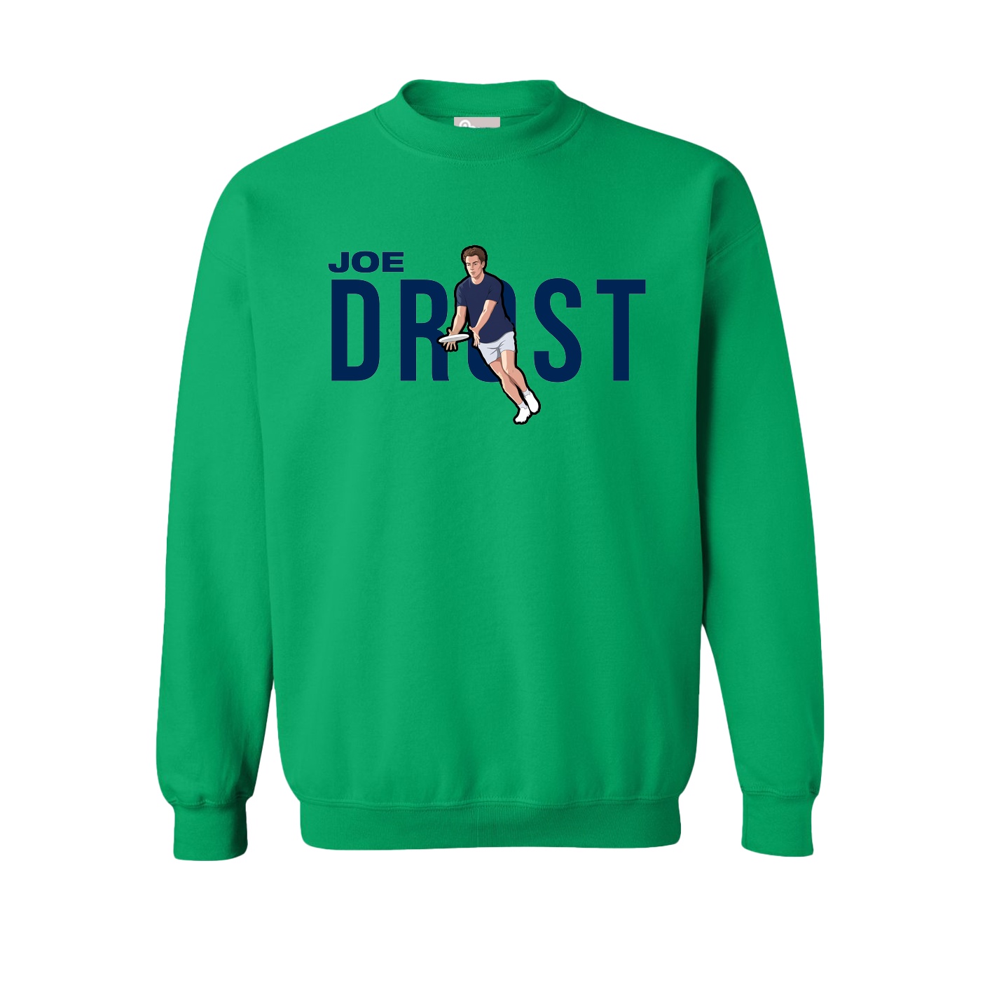 Fleece Crew — Player Name in Green