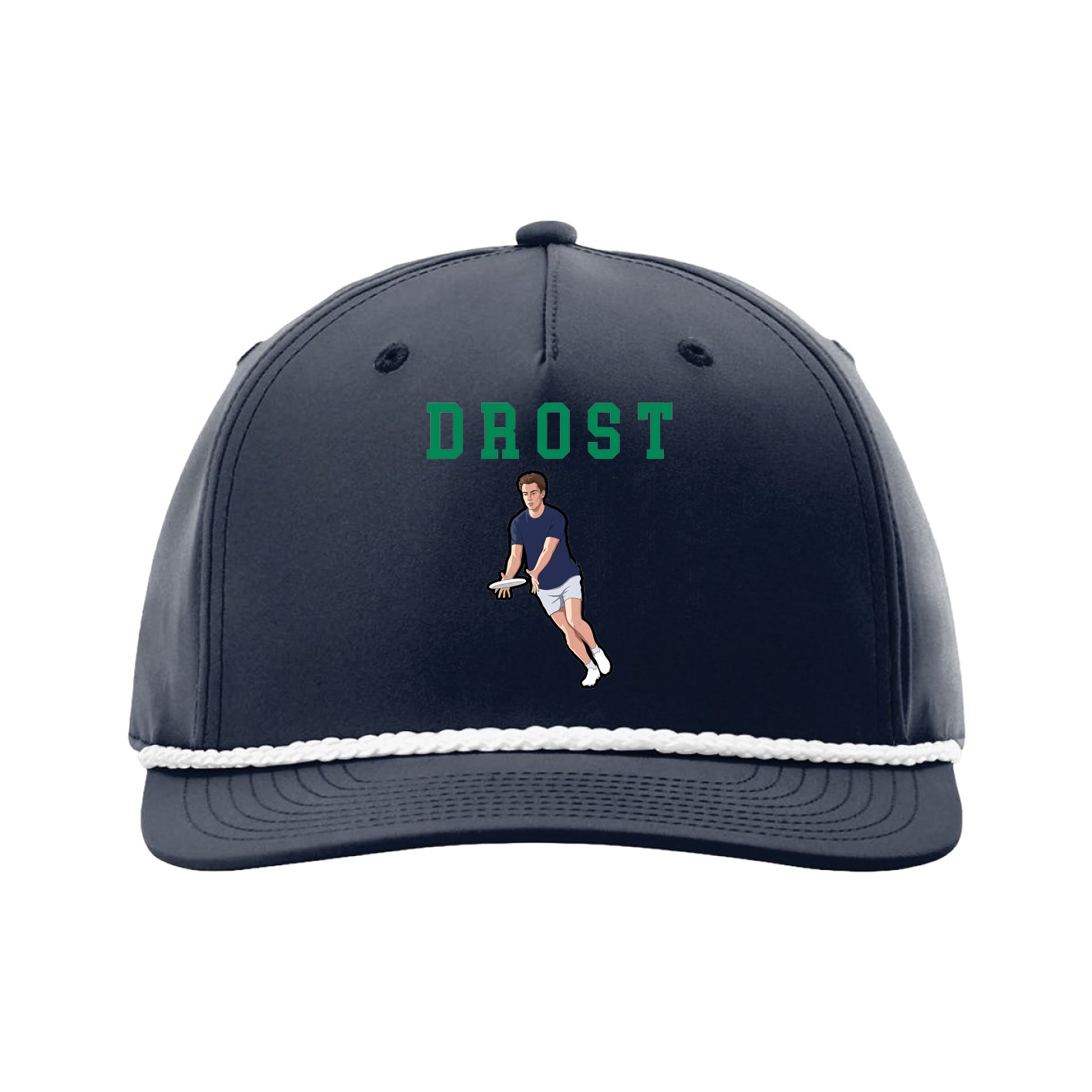 Five-Panel Classic Rope Cap — Shirsey in Navy