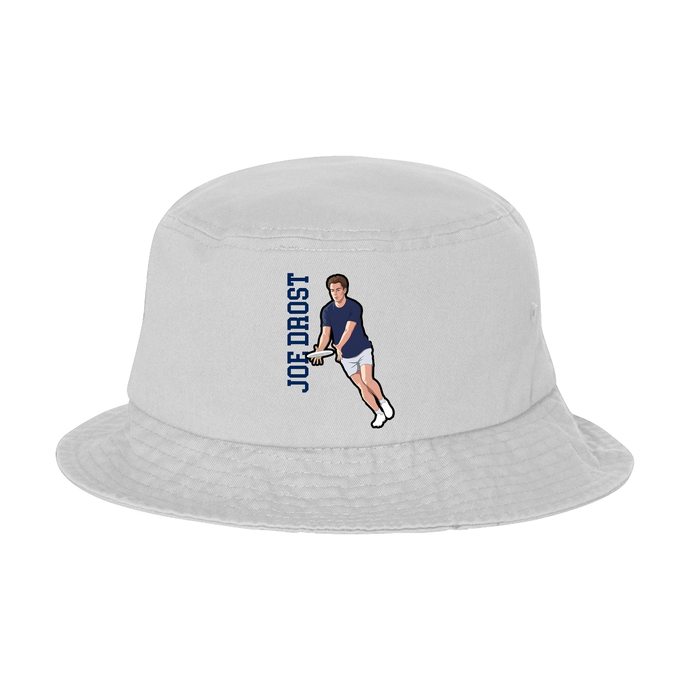 Bucket Cap — Name Vertical in White