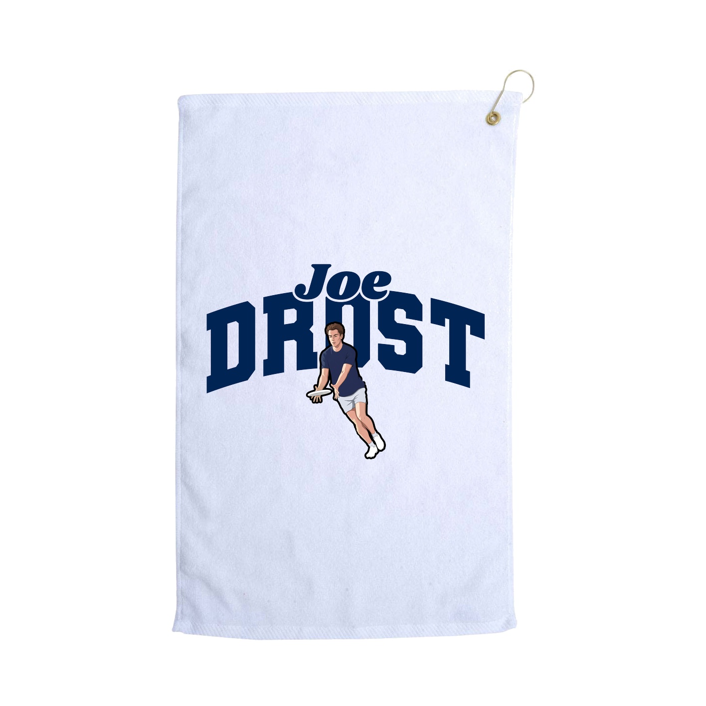 Golf Towel — Signature Arch in White
