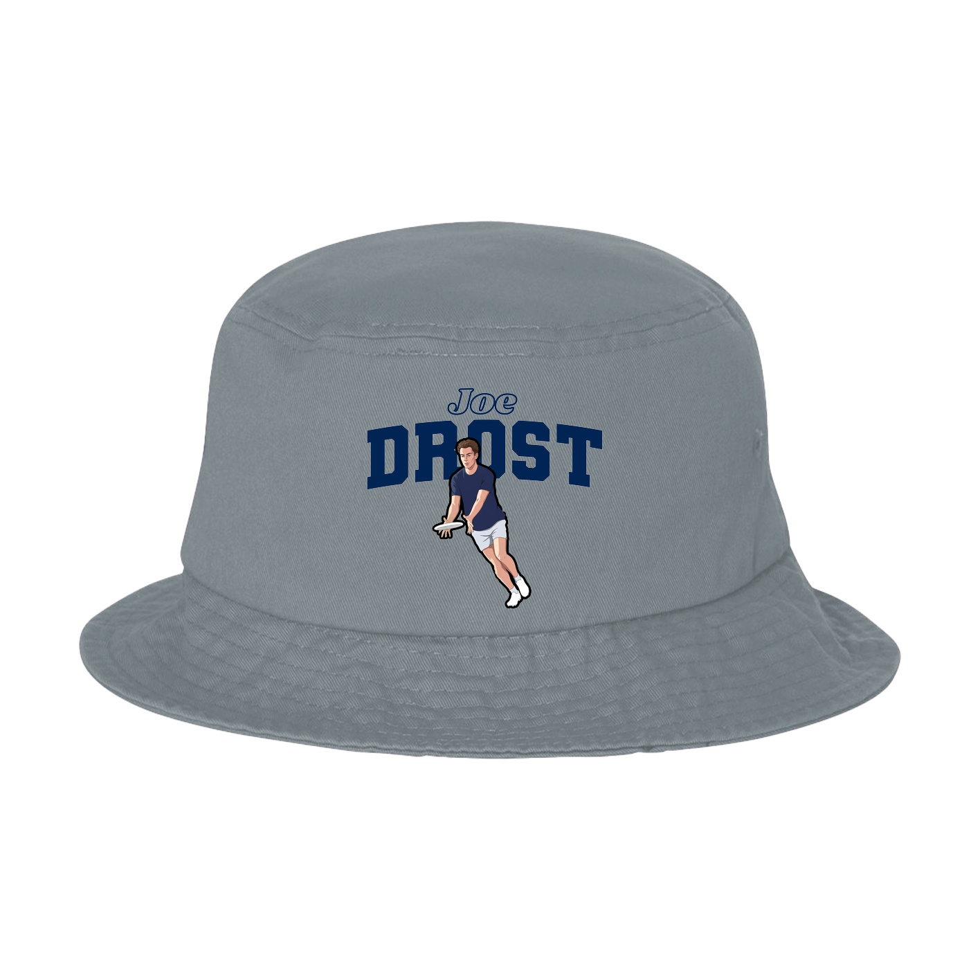 Bucket Cap — Name Arch in Grey