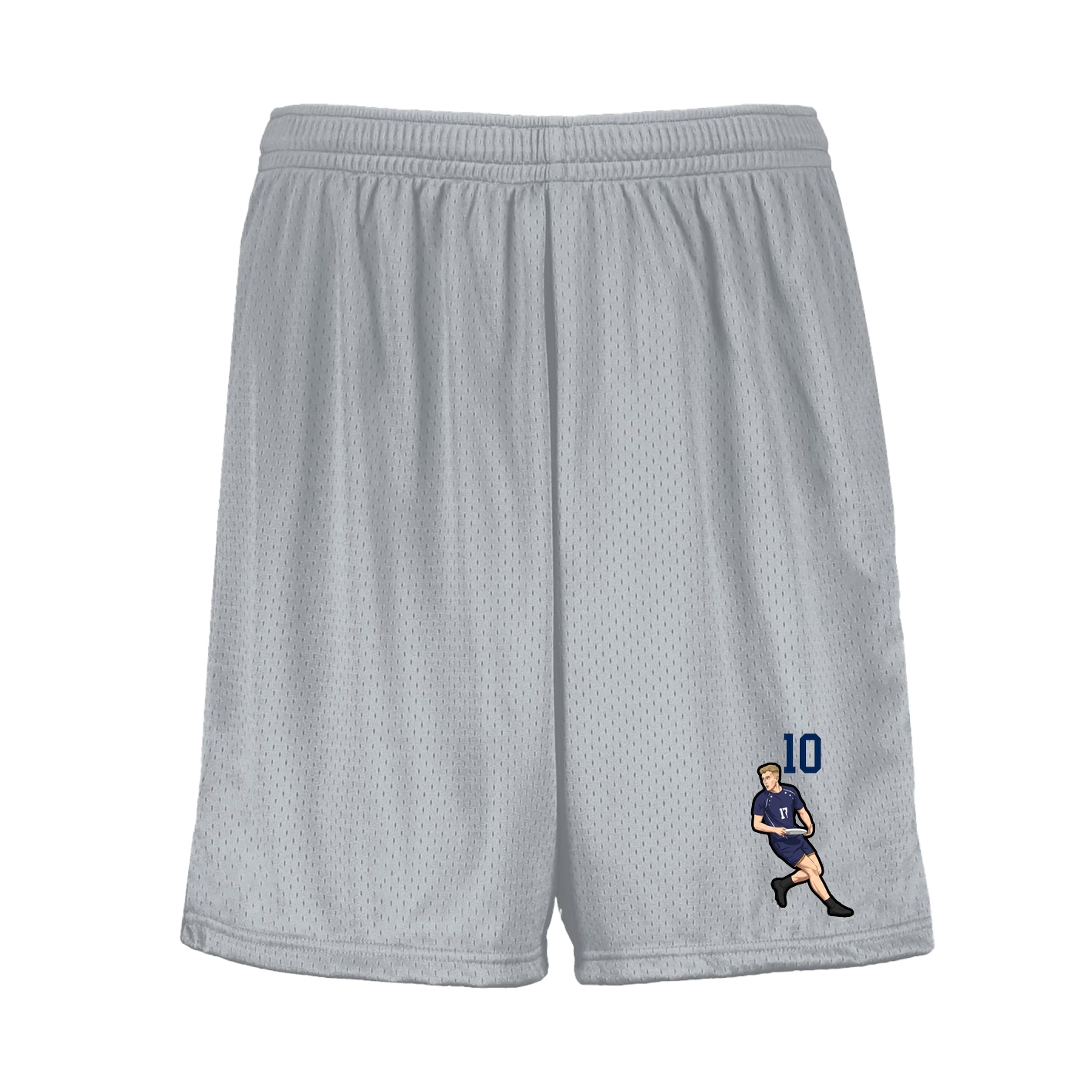 Shorts — Number Top in Silver