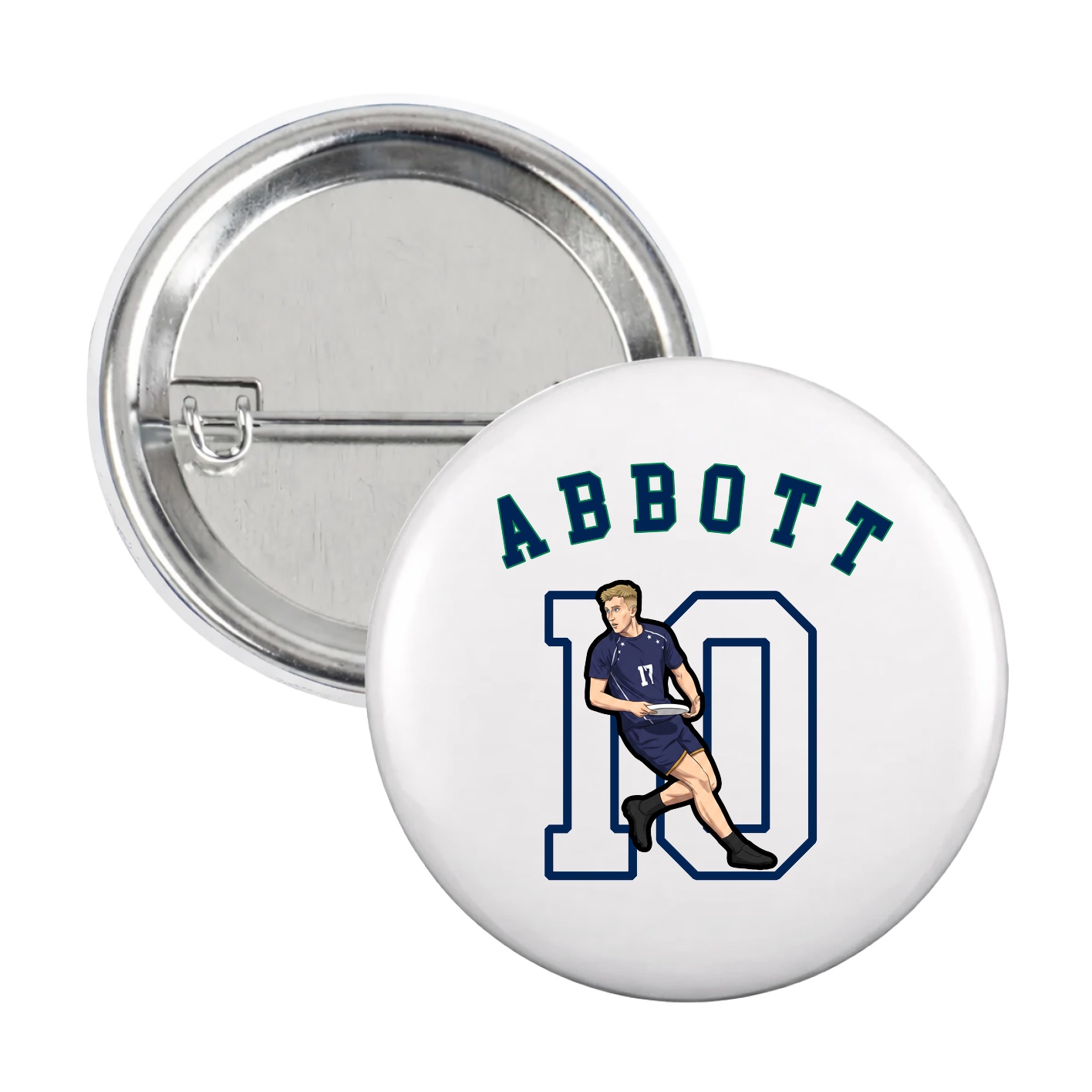 Game Day Button — Shirsey Arch in White