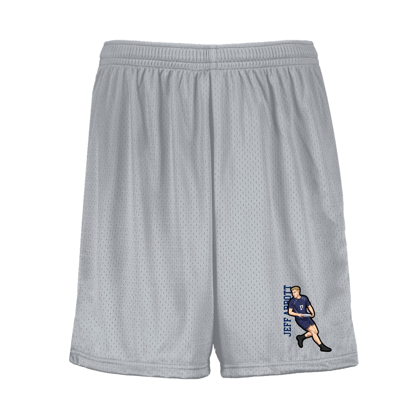 Shorts — Name Vertical in Silver