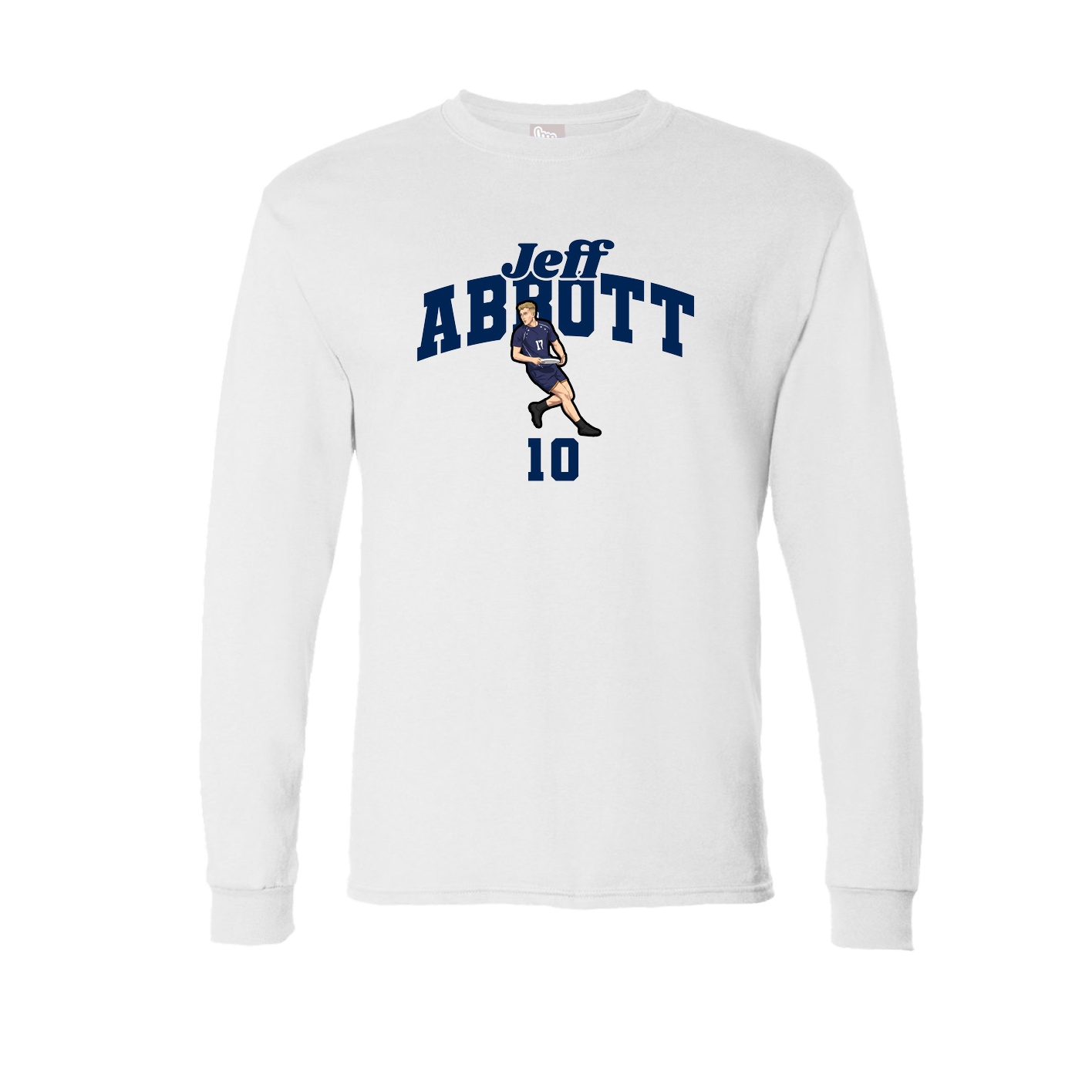 Long Sleeve Tee — Signature Arch in White