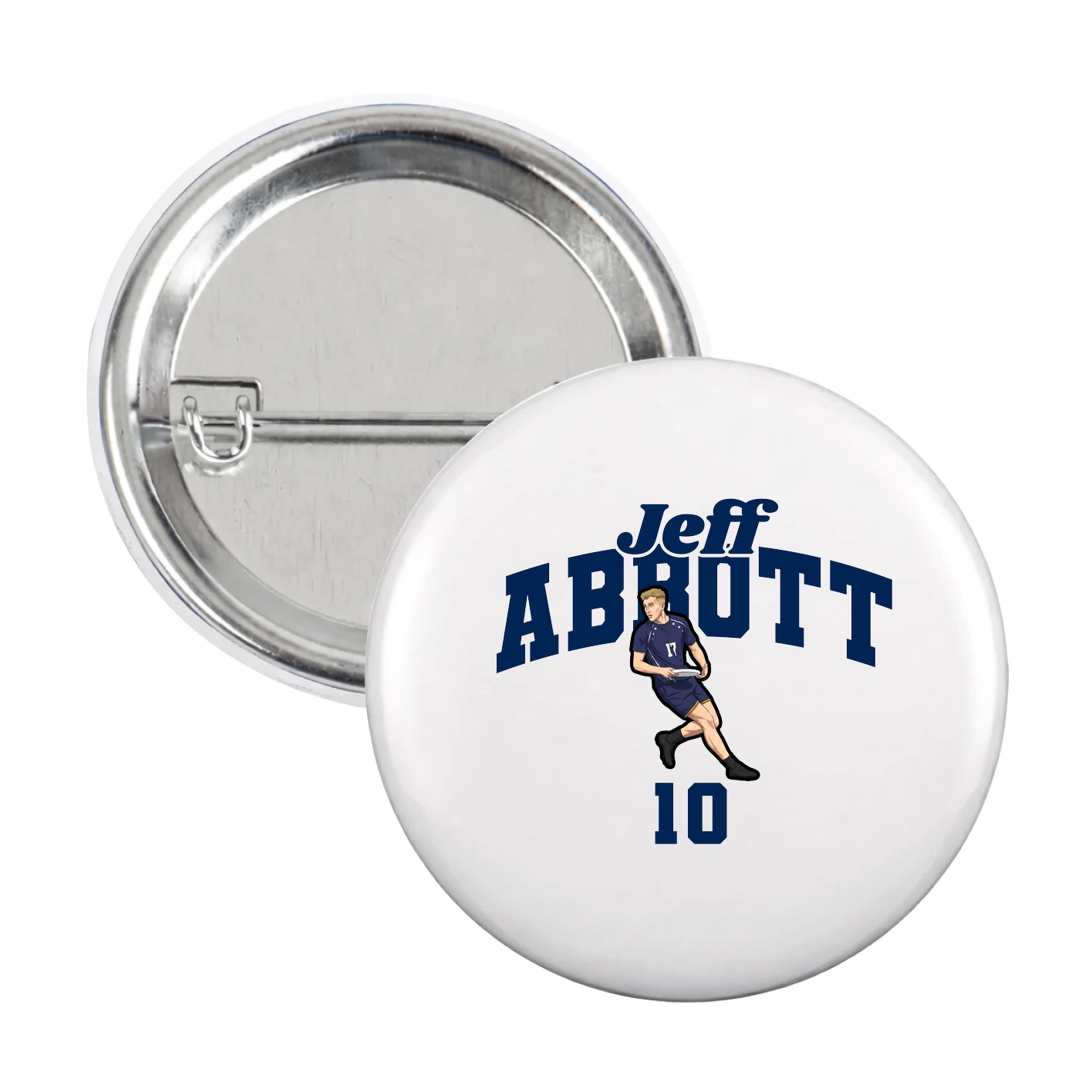 Game Day Button — Signature Arch in White