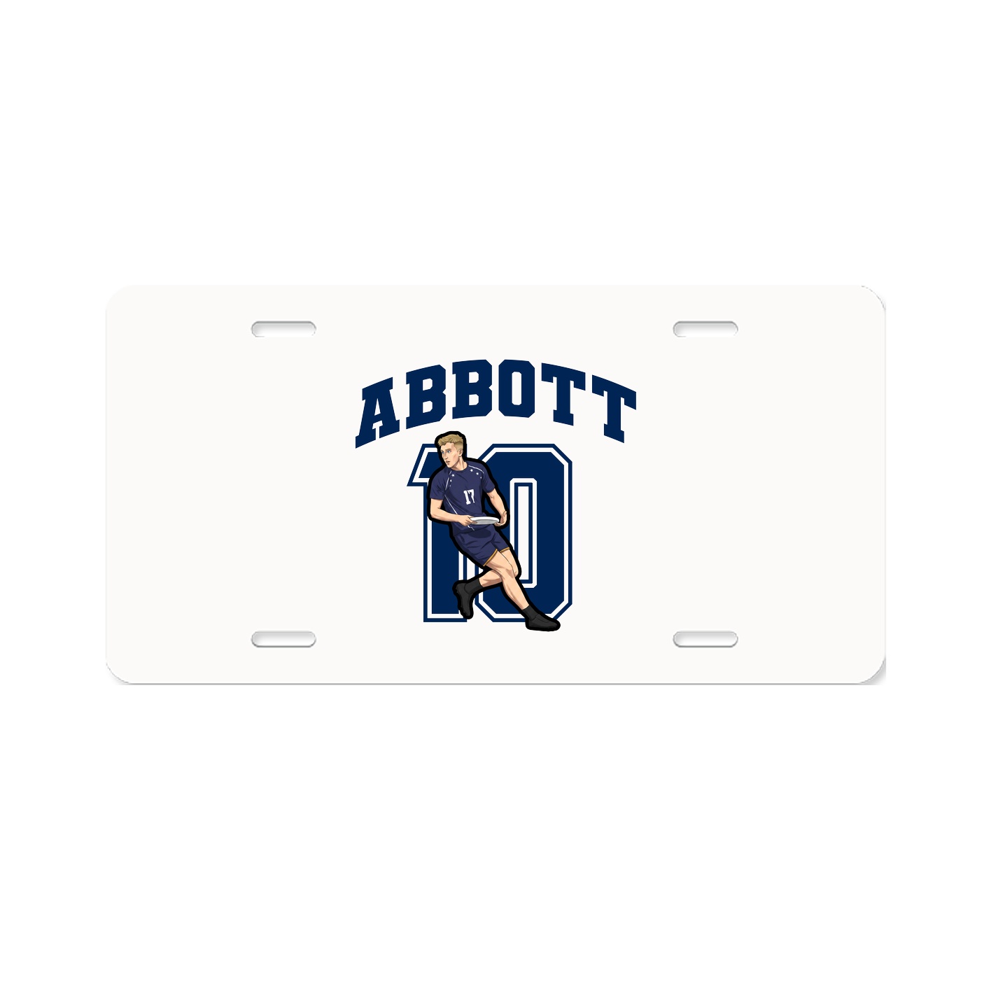 License Plate — Number in Classic