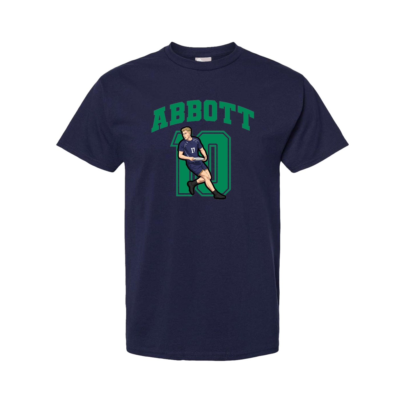 Tee — Number in Navy