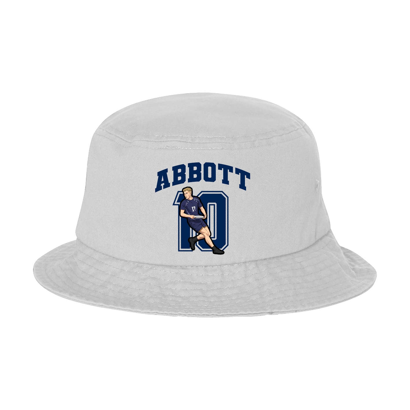 Bucket Cap — Number in White