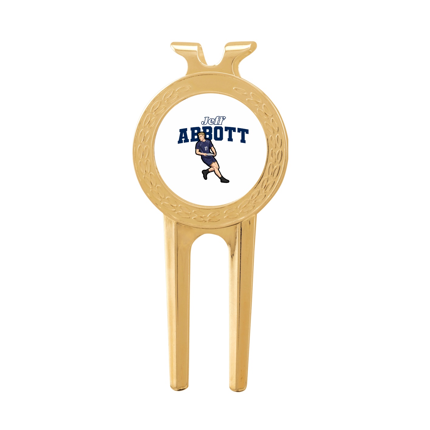 Divot Tool with Ball Marker — Name Arch in Classic