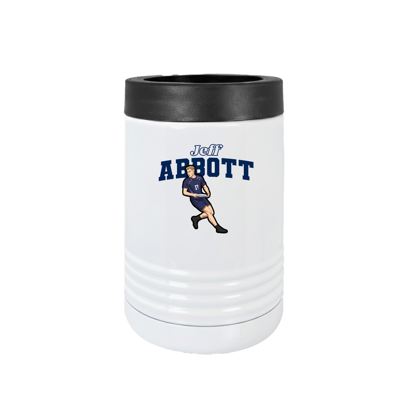 Beverage Holder — Name Arch in White