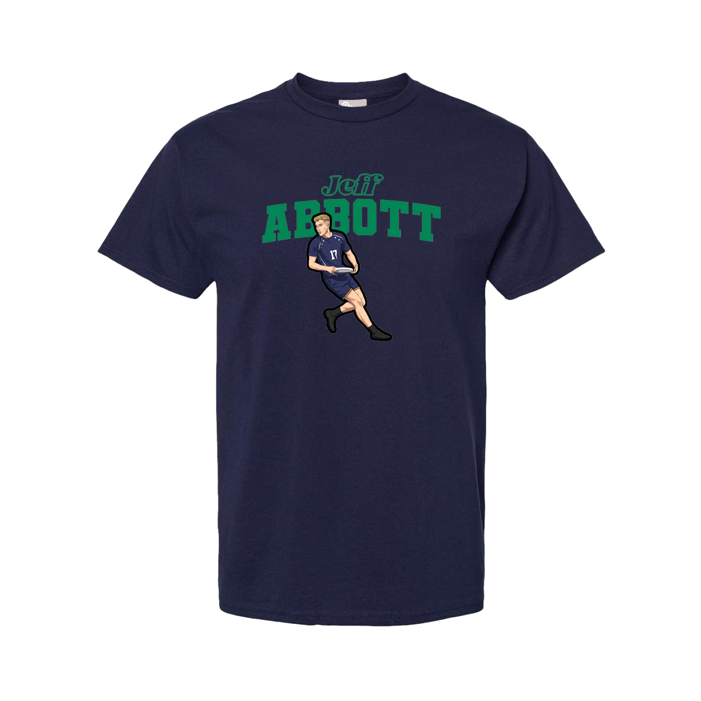 Youth Tee — Name Arch in Navy