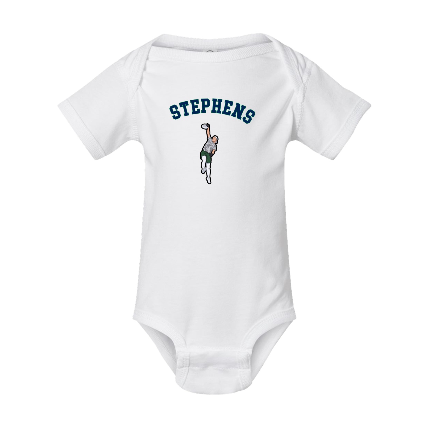 Baby Onesie — Shirsey Arch in White