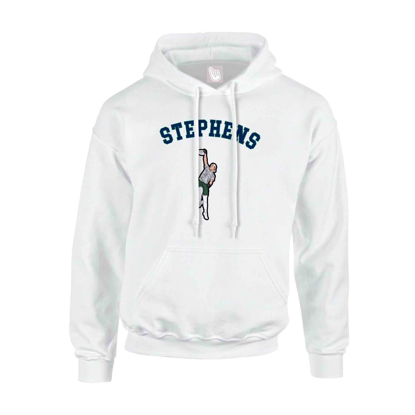Hoodie — Shirsey Arch in White