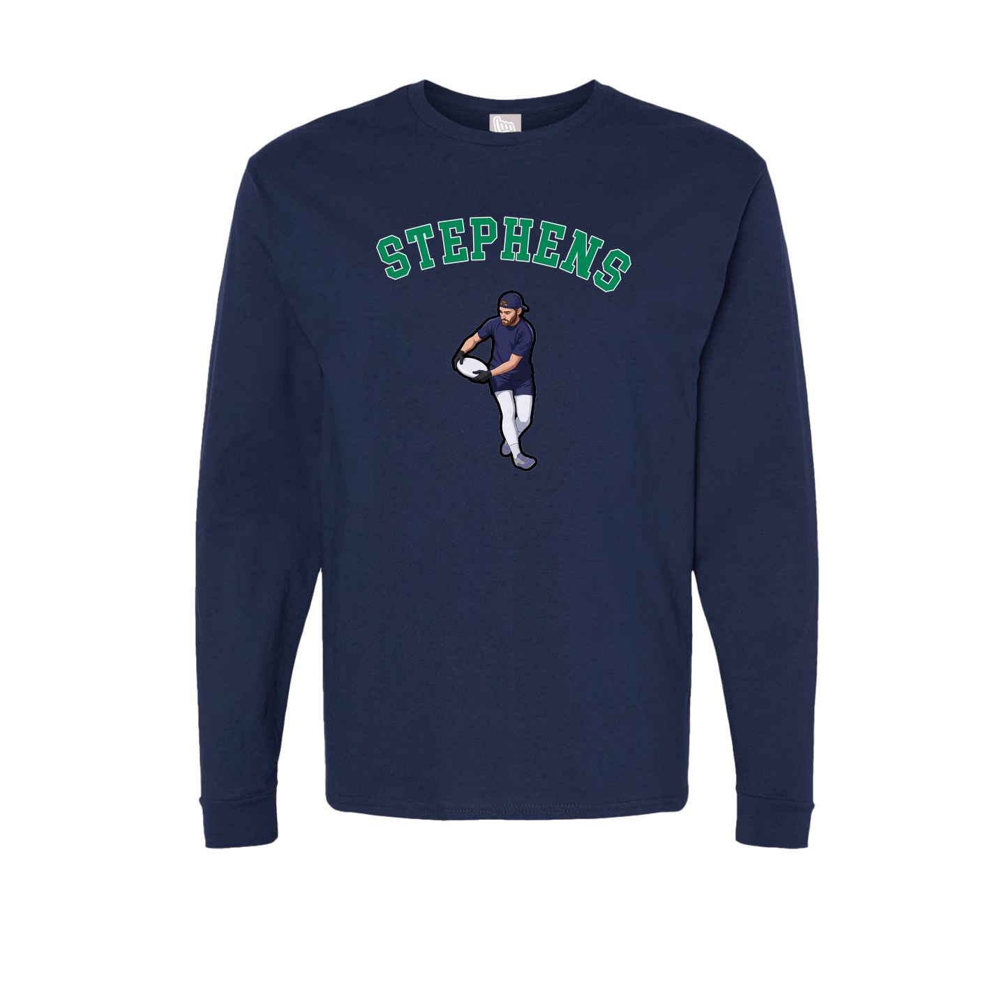 Long Sleeve Tee — Shirsey Arch in Navy