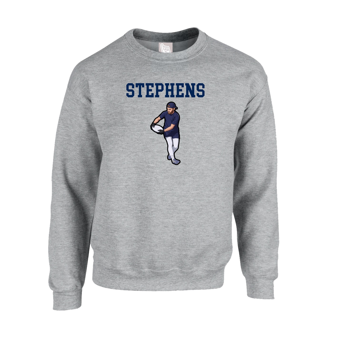 Fleece Crew — Shirsey in Grey