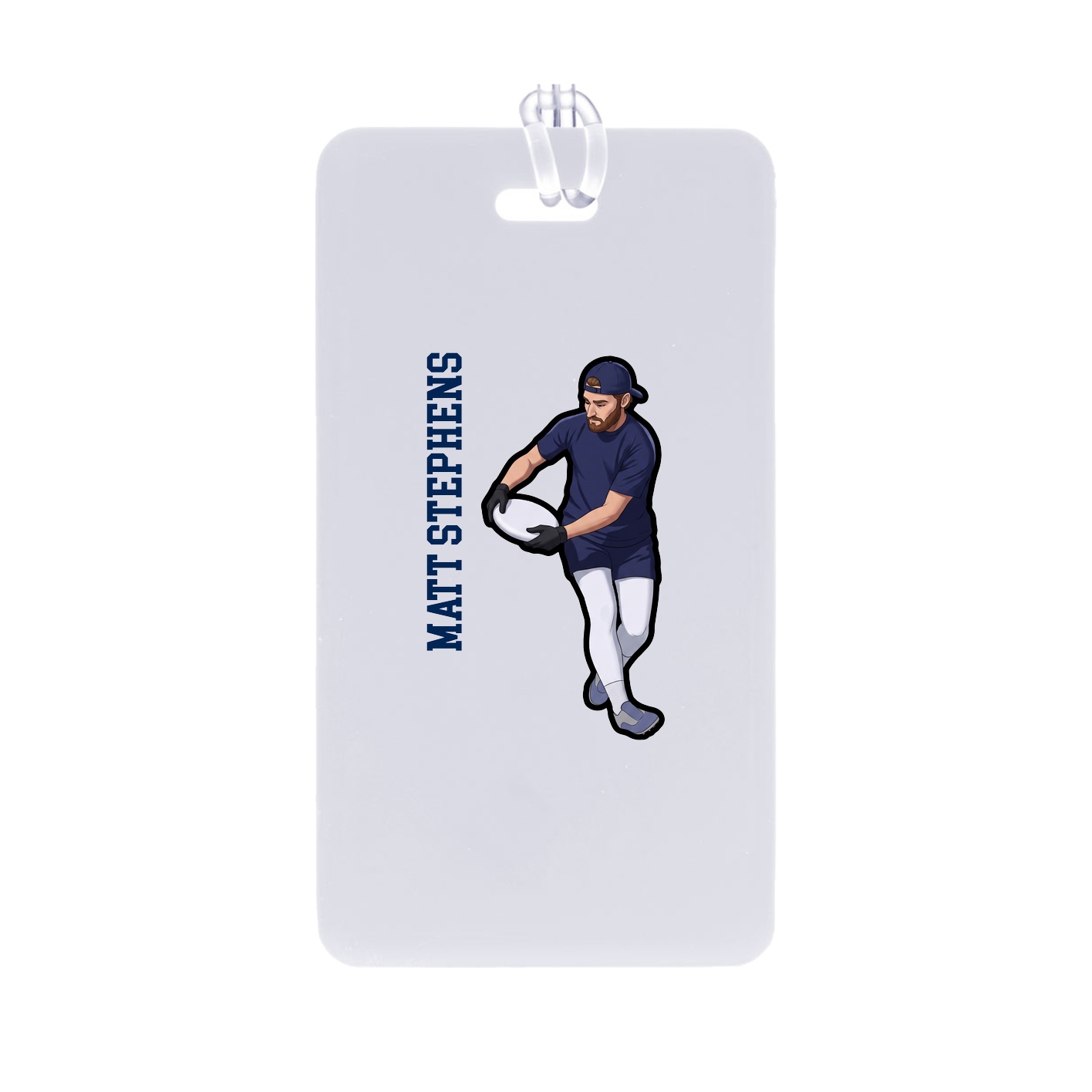 Bag Tag — Name Vertical in Classic