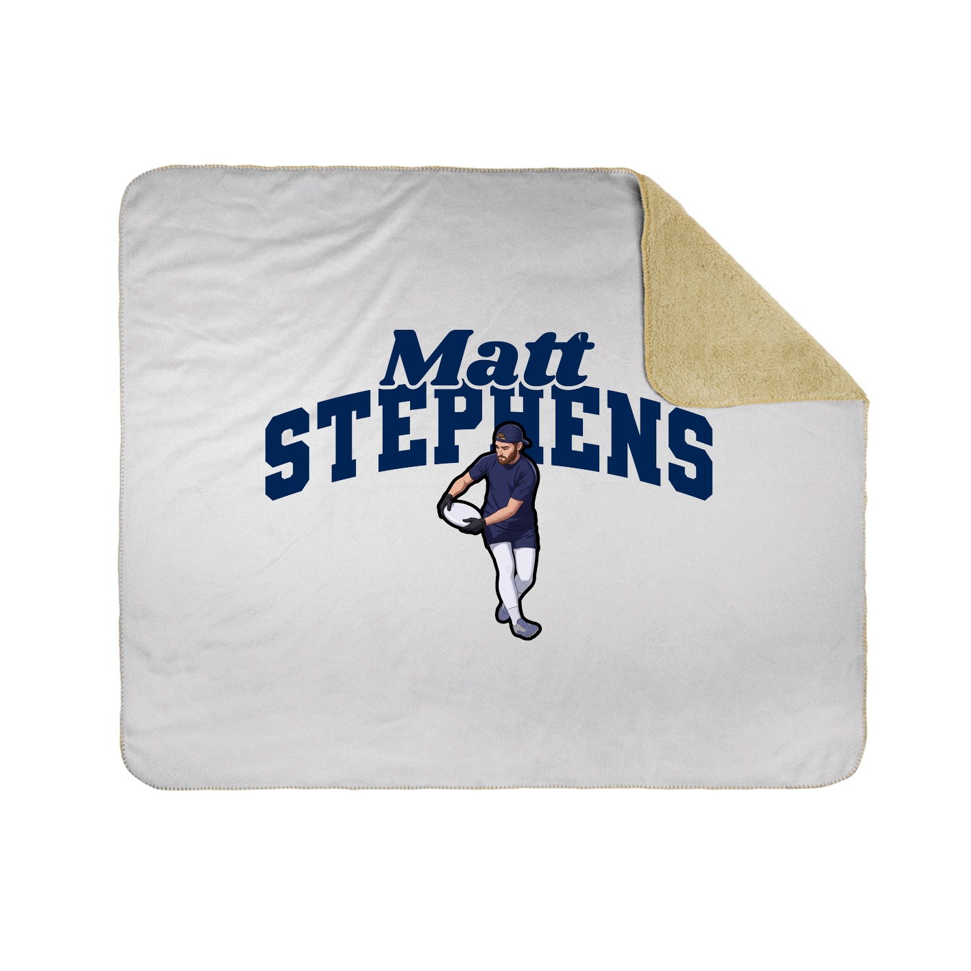 Throw Blanket — Signature Arch in White
