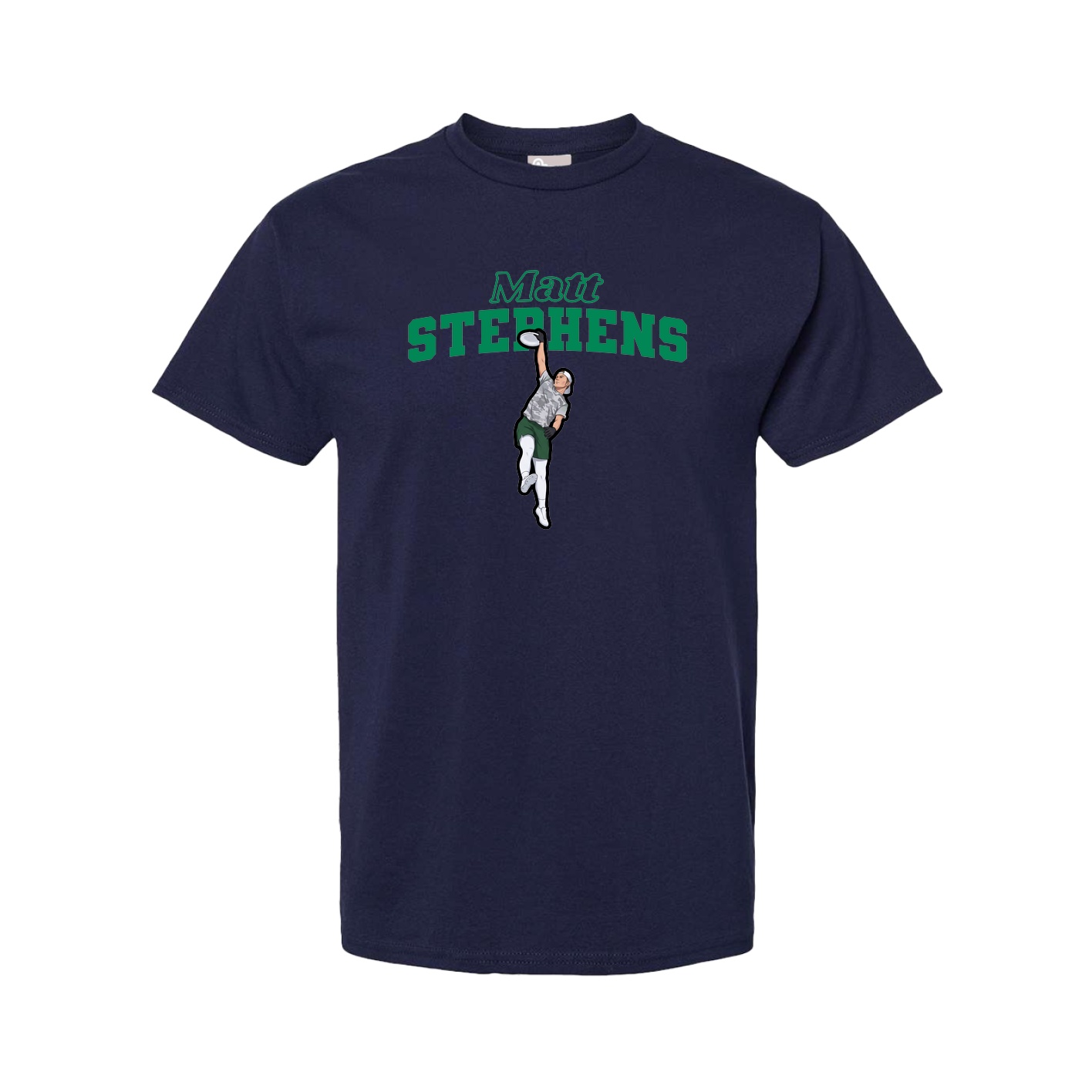 Tee — Name Arch in Navy